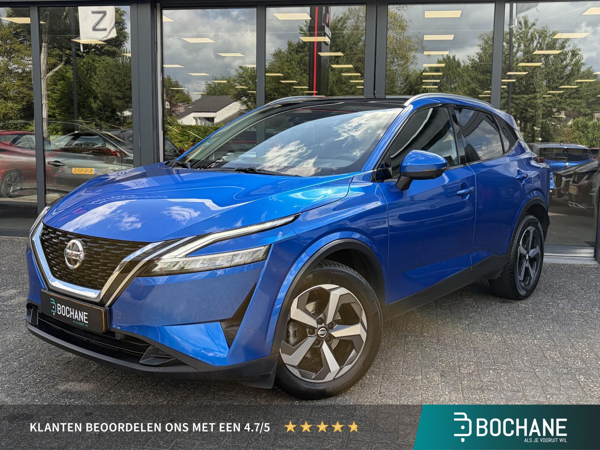 Nissan QASHQAI met kenteken N-665-JV – vooraanzicht