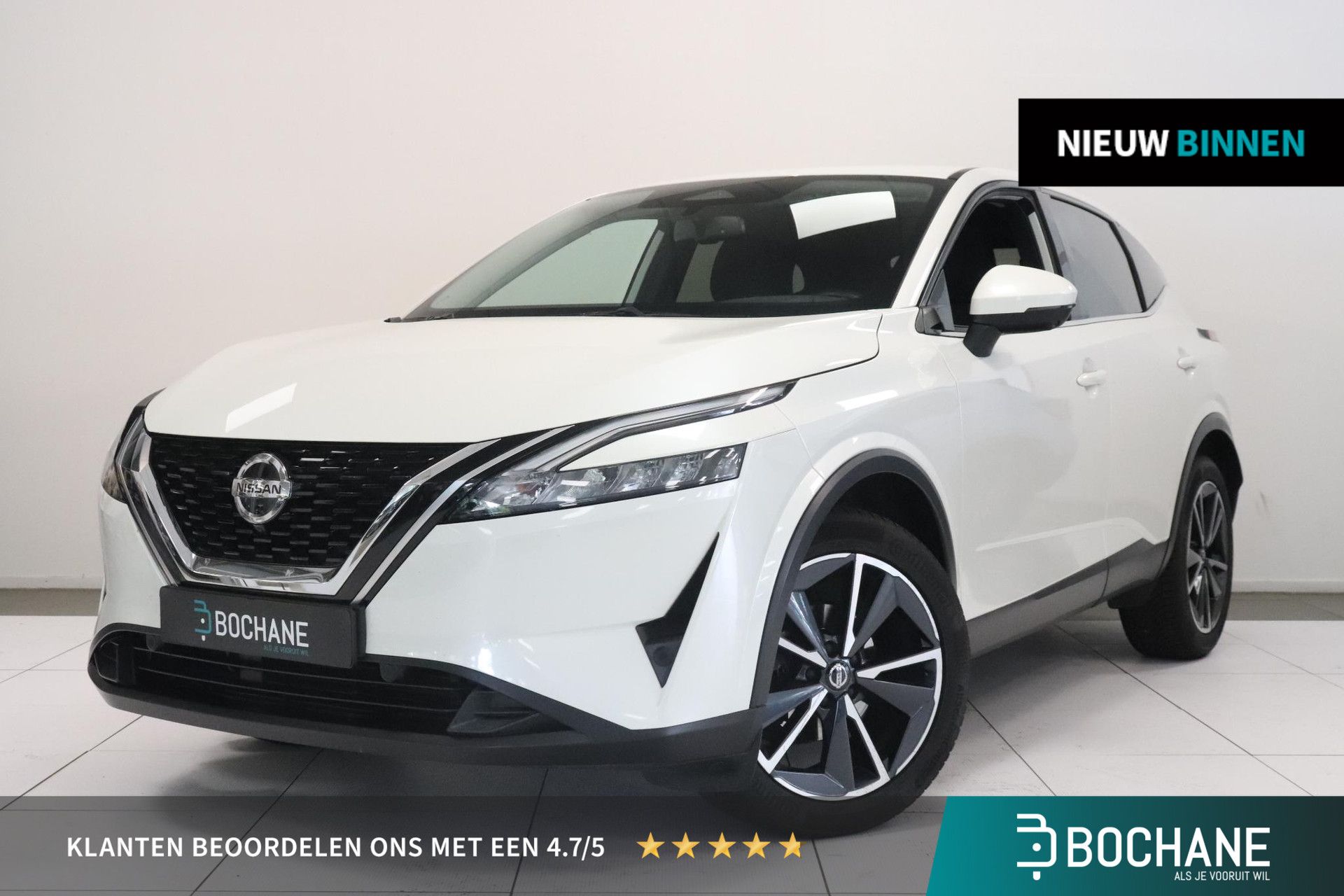 Nissan QASHQAI met kenteken P-749-JT – vooraanzicht