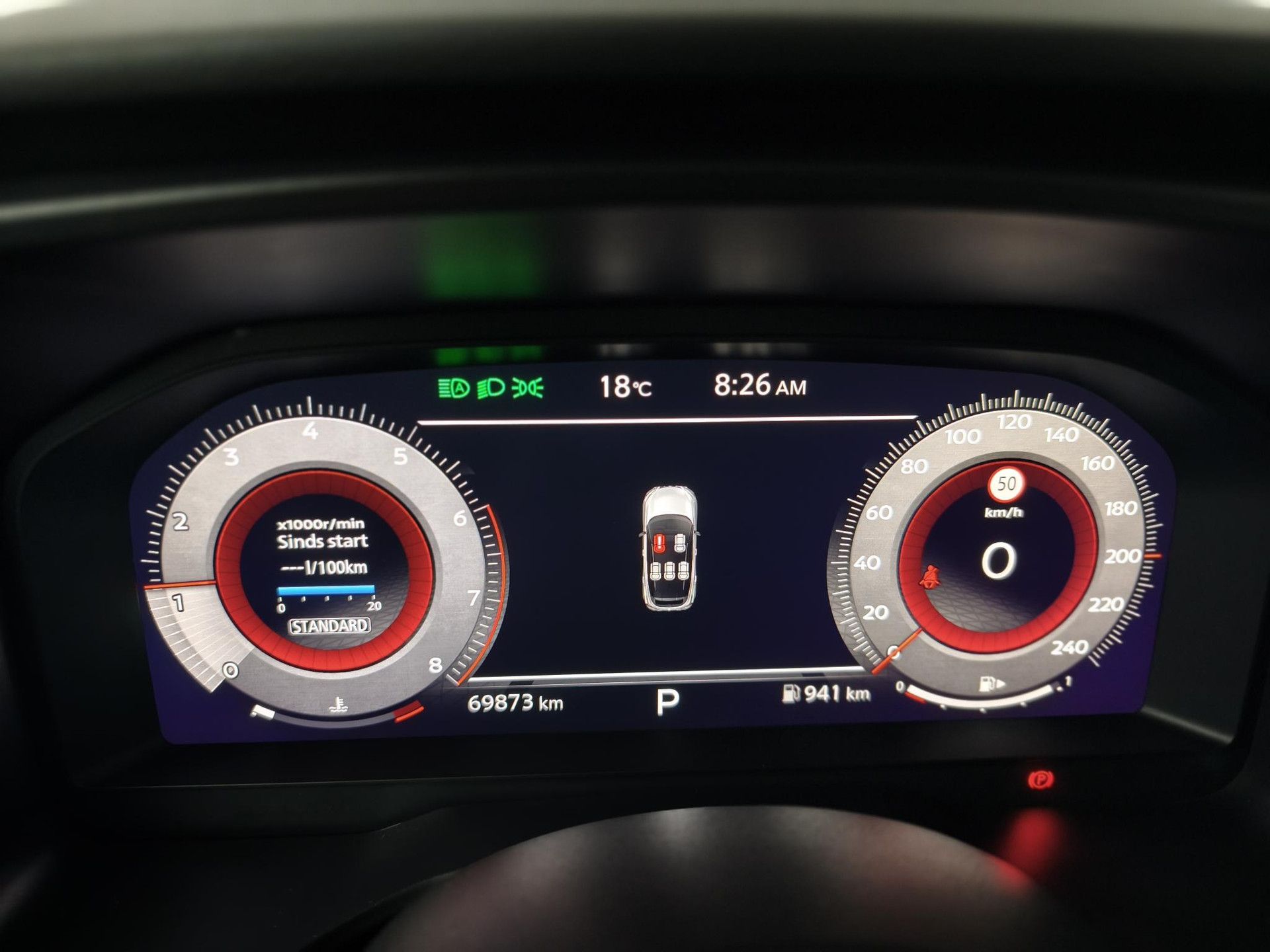 Nissan QASHQAI met kenteken S-212-KX – dashboard