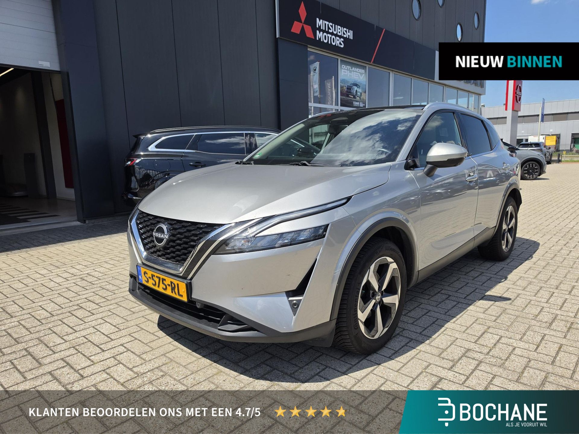 Nissan QASHQAI met kenteken S-575-RL – vooraanzicht