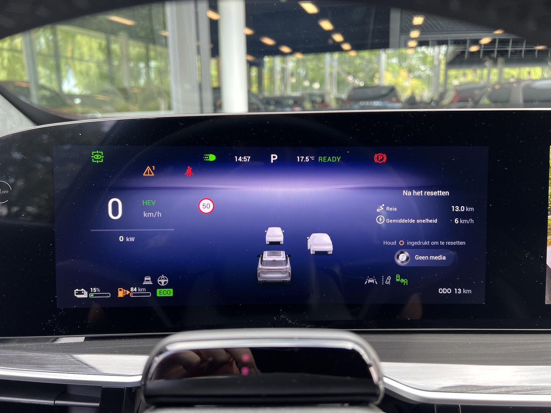 Omoda 9SHS – dashboard