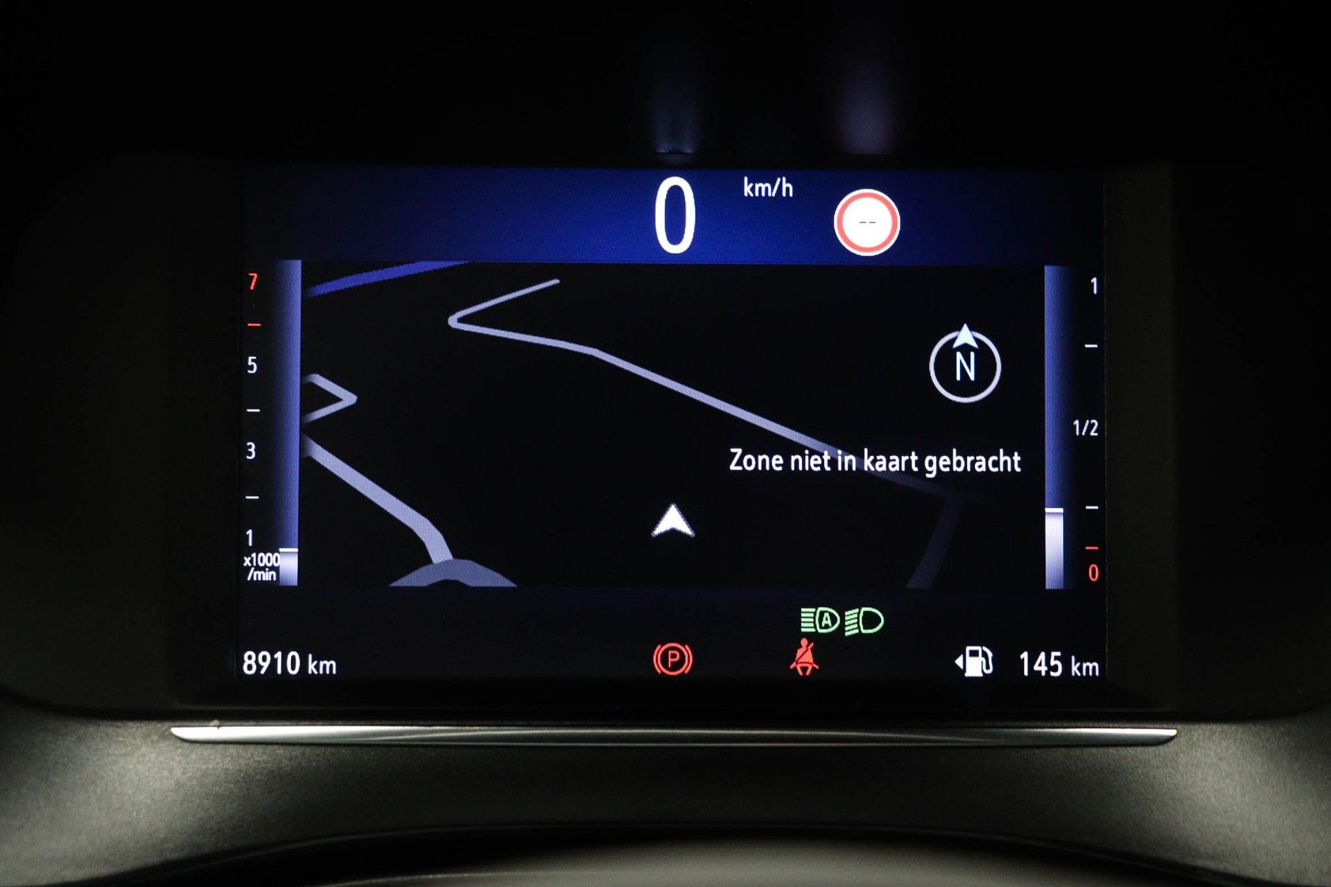 Opel Corsa met kenteken KPZ-95-H – dashboard