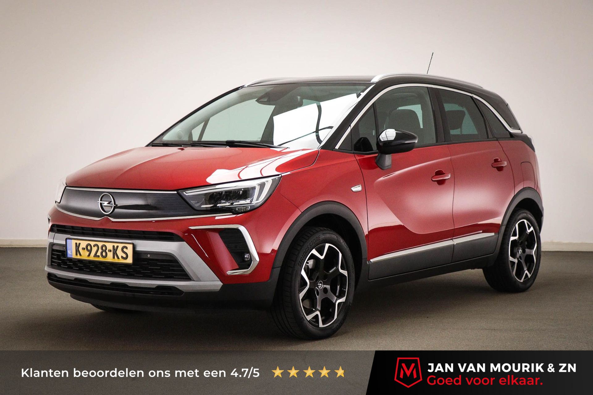 Opel Crossland met kenteken K-928-KS – vooraanzicht