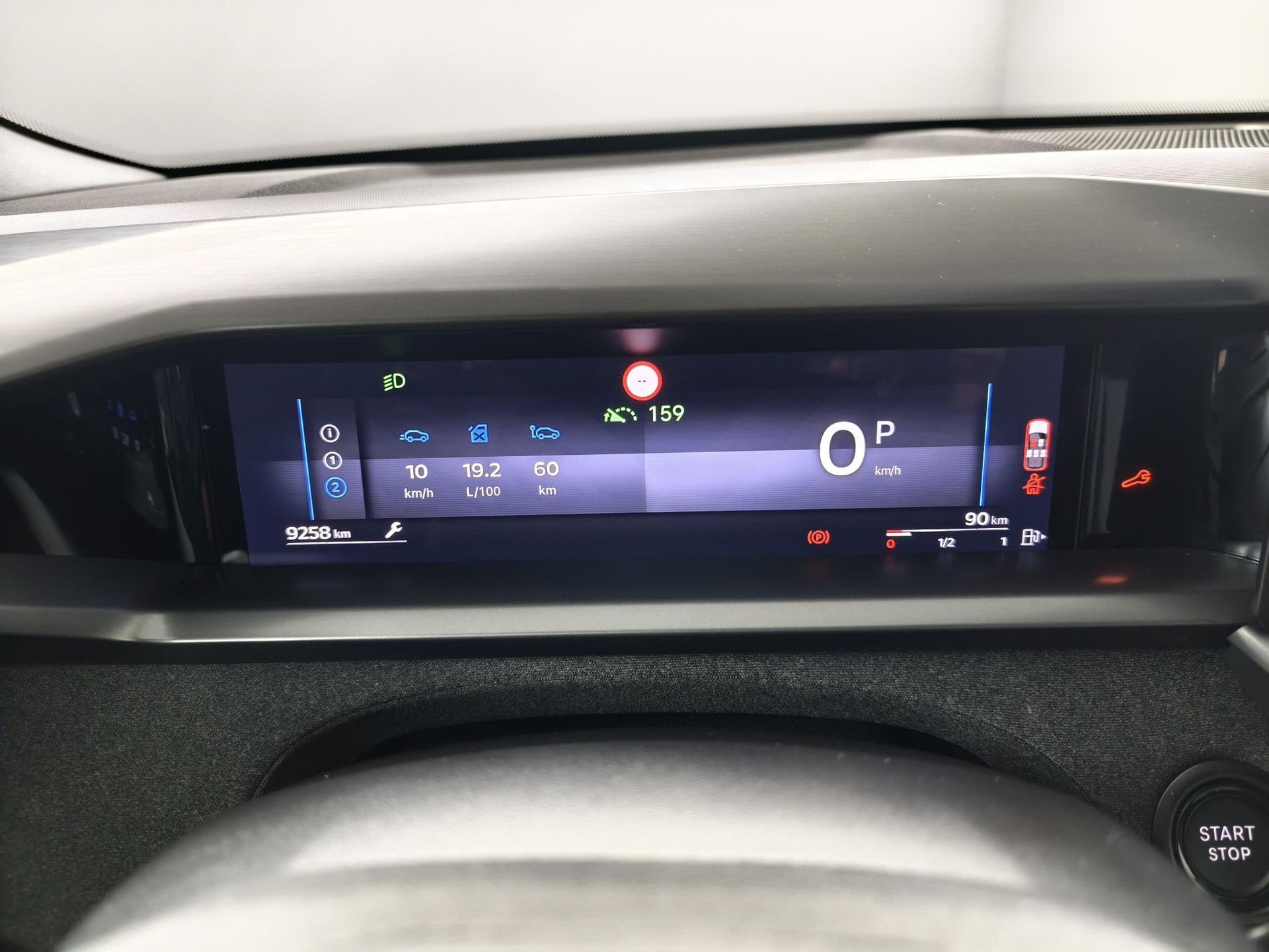 Opel Grandland met kenteken KLL-54-G – dashboard