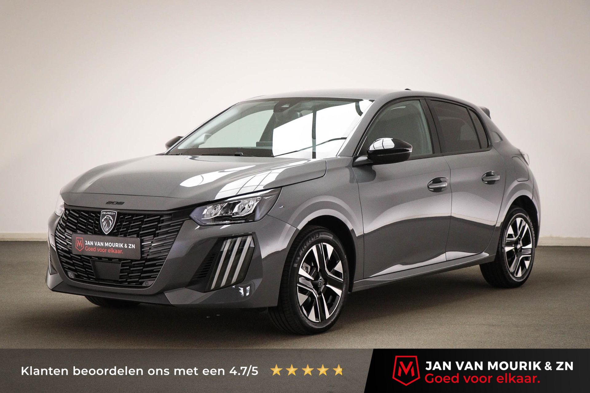 Peugeot 208 met kenteken KNJ-94-P – vooraanzicht