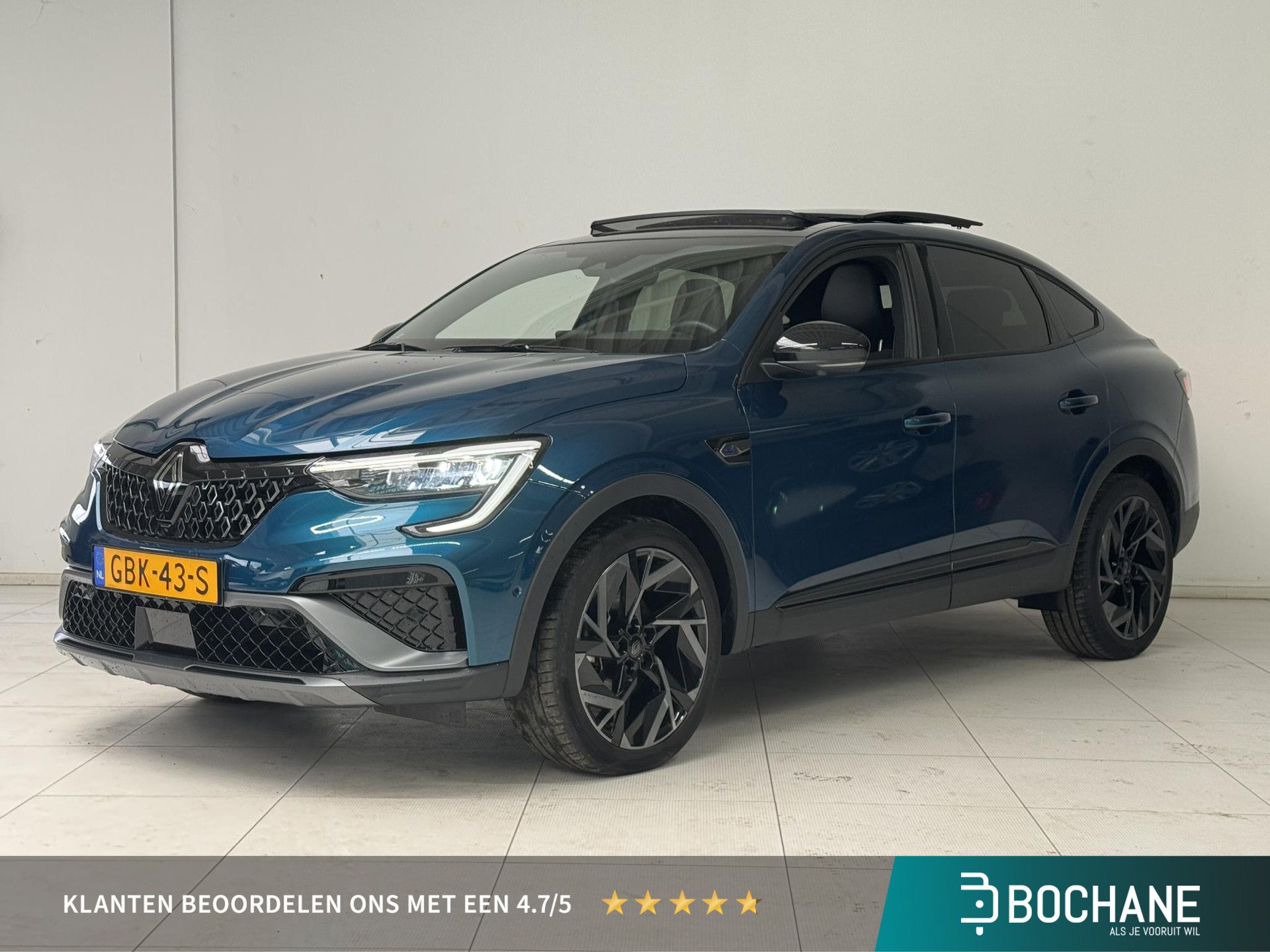 Renault Arkana met kenteken GBK-43-S – vooraanzicht