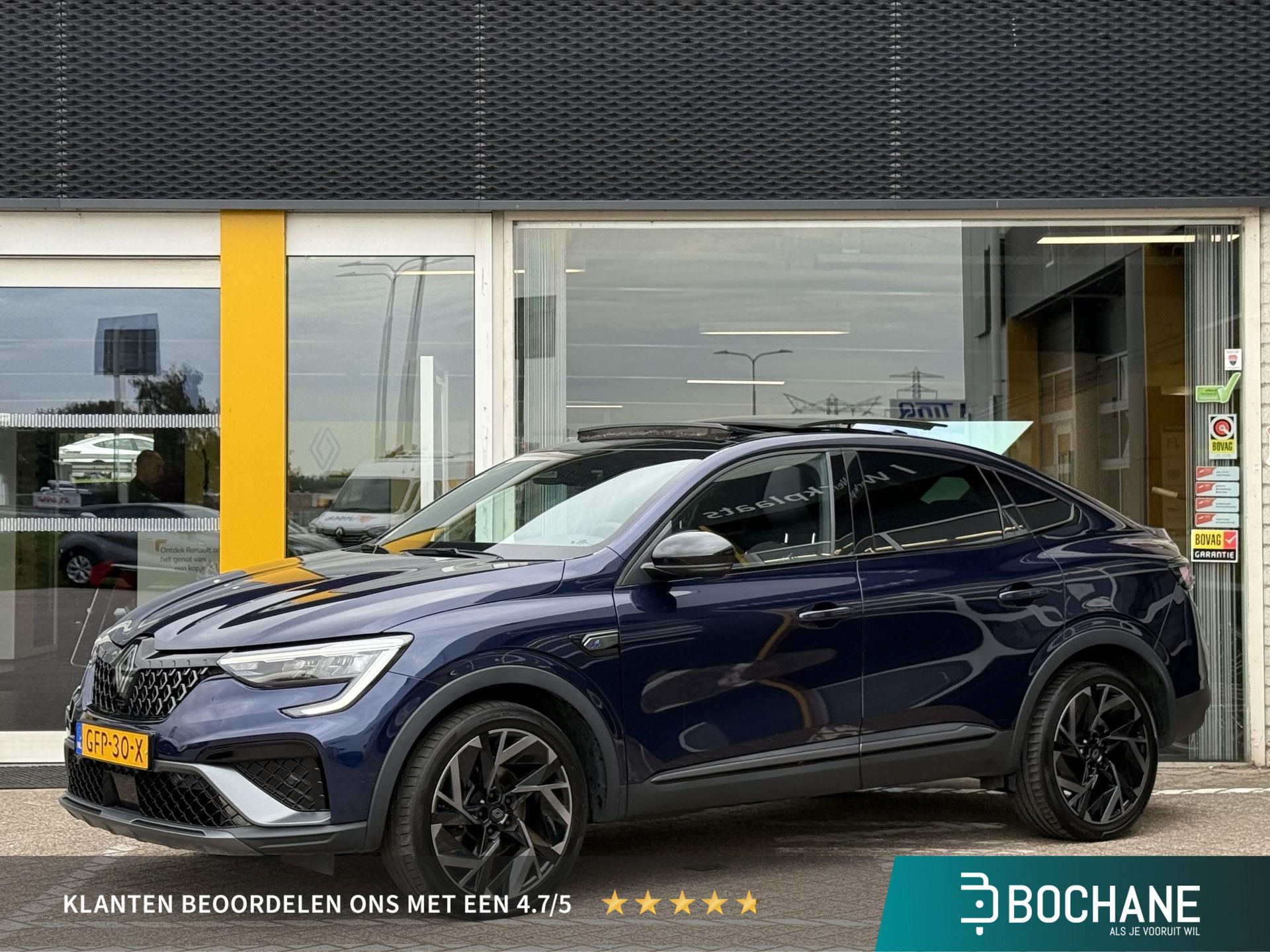 Renault Arkana met kenteken GFP-30-X – vooraanzicht