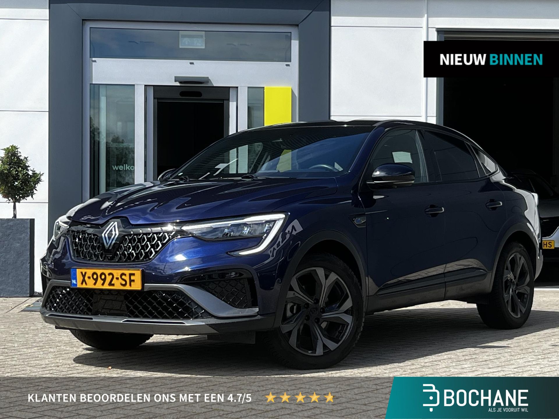 Renault Arkana met kenteken X-992-SF – vooraanzicht