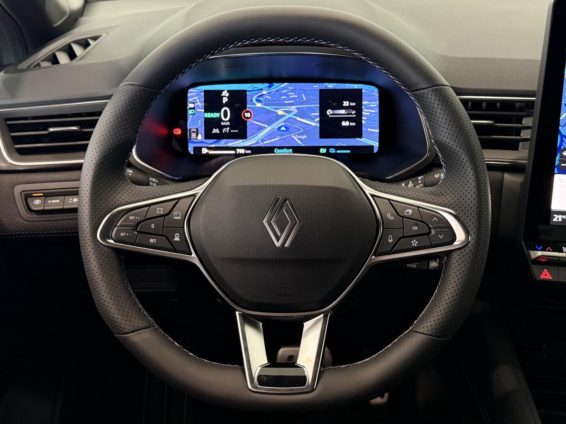 Renault Captur met kenteken JZZ-80-R – dashboard