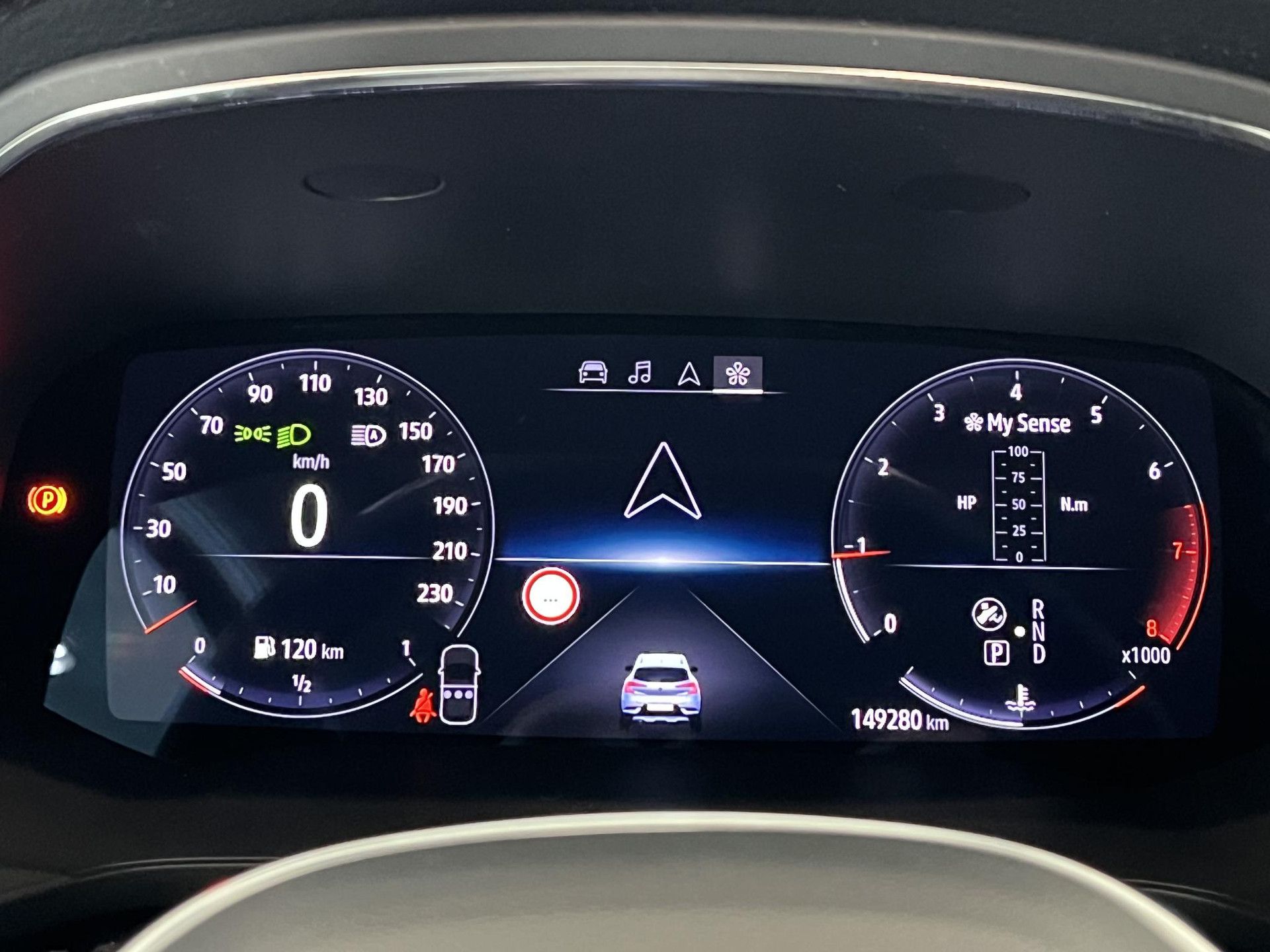 Renault Captur met kenteken K-162-PR – interieur