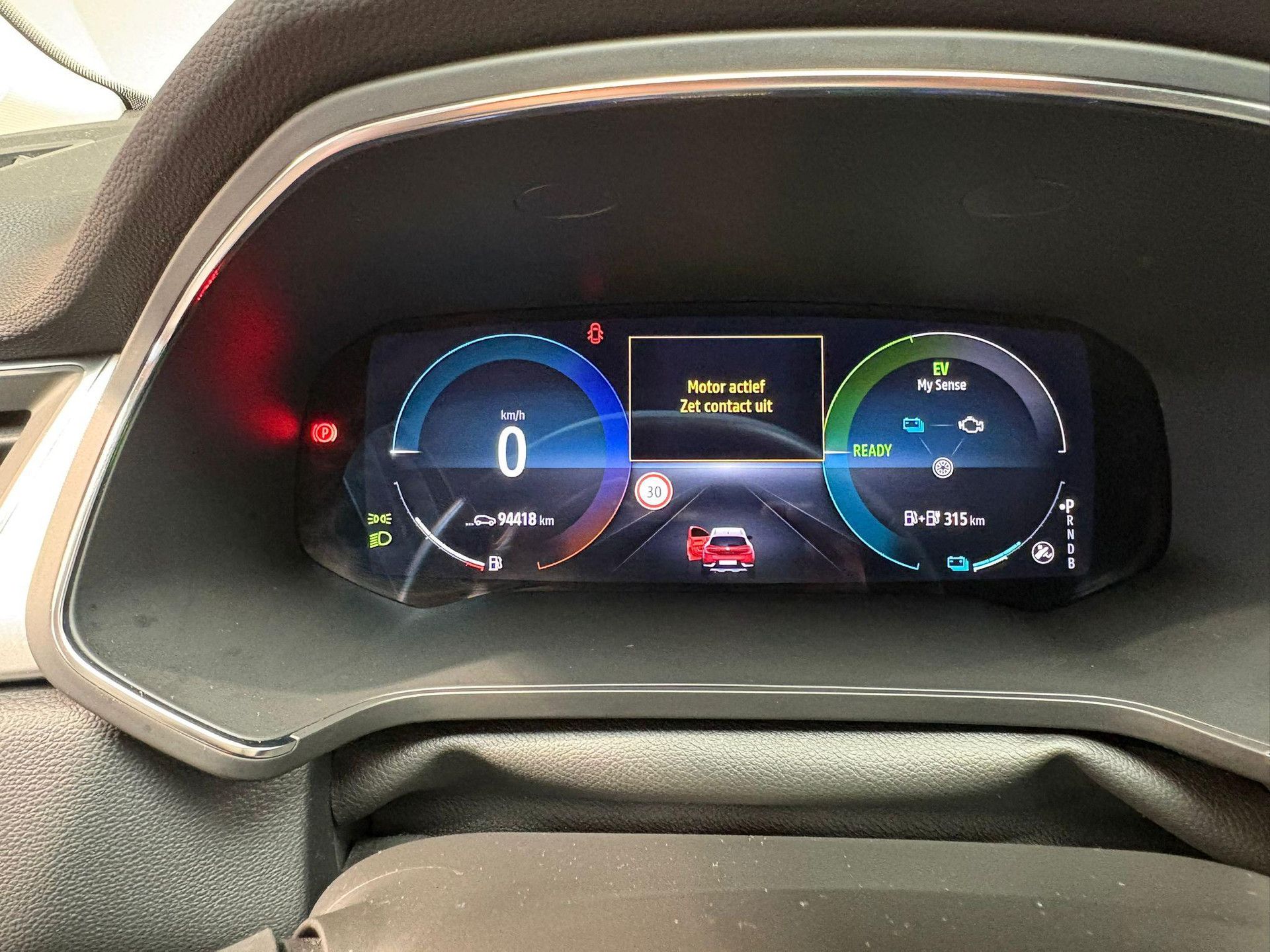 Renault Captur met kenteken R-658-JD – dashboard