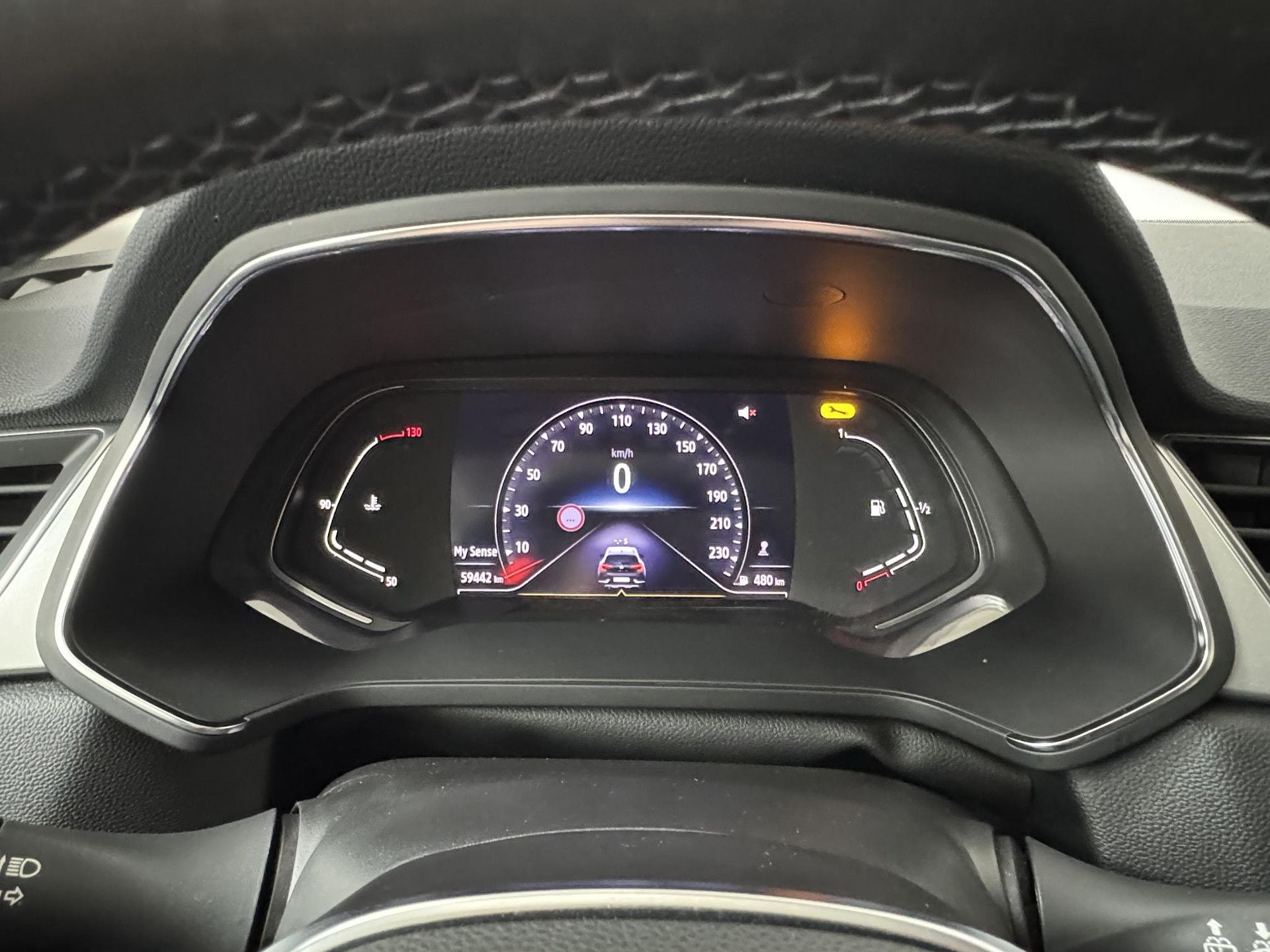 Renault Captur met kenteken S-519-GS – dashboard