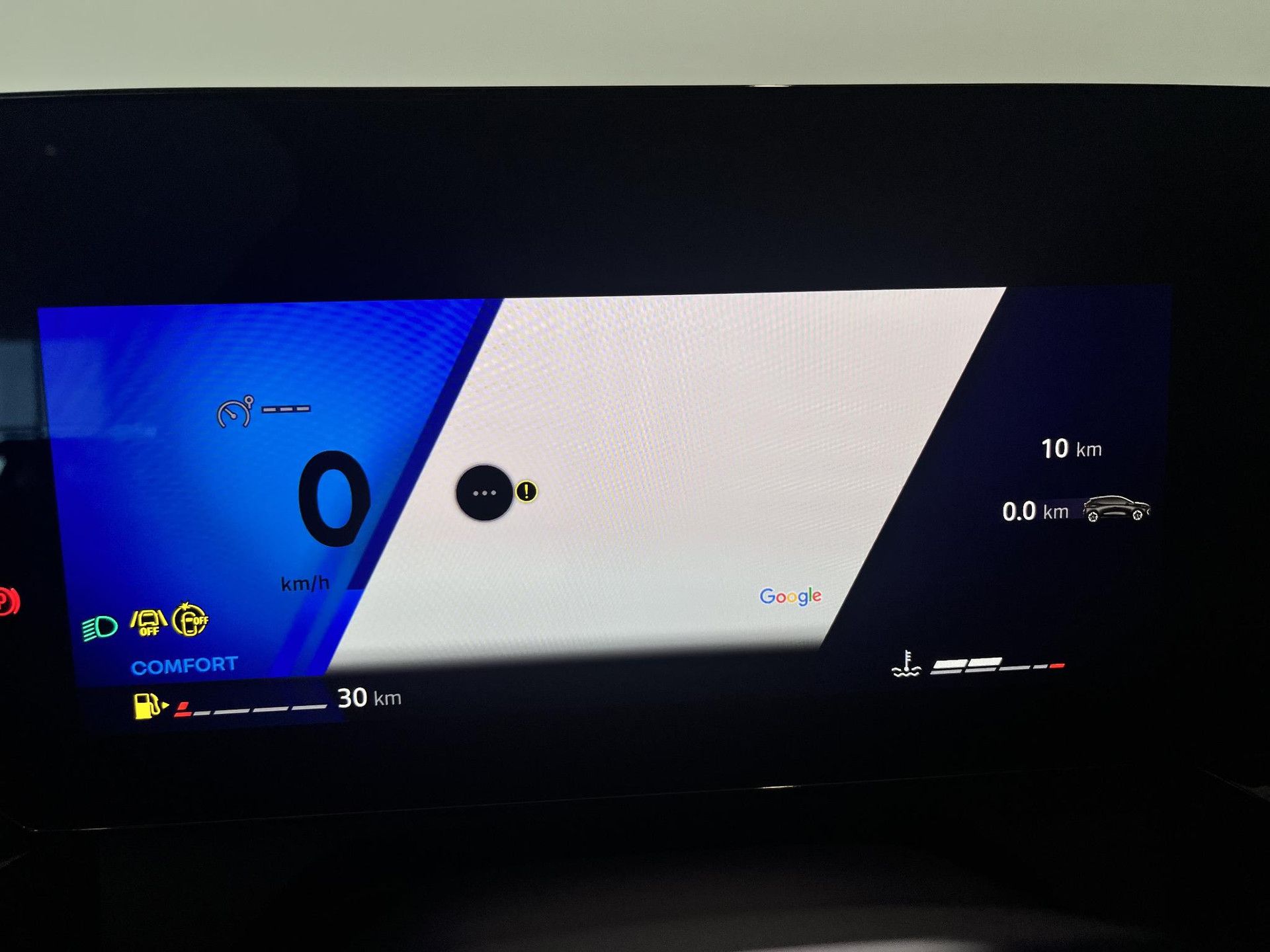 Renault Clio – dashboard