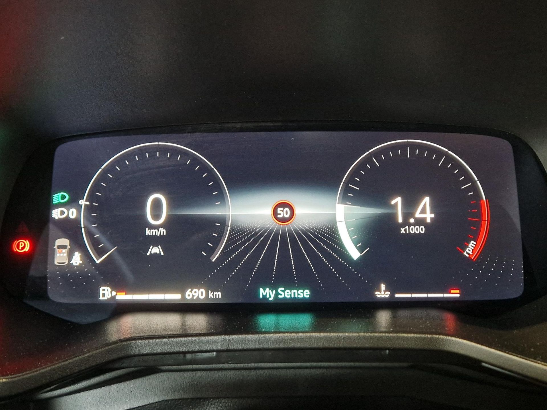 Renault Clio met kenteken GTR-12-D – dashboard