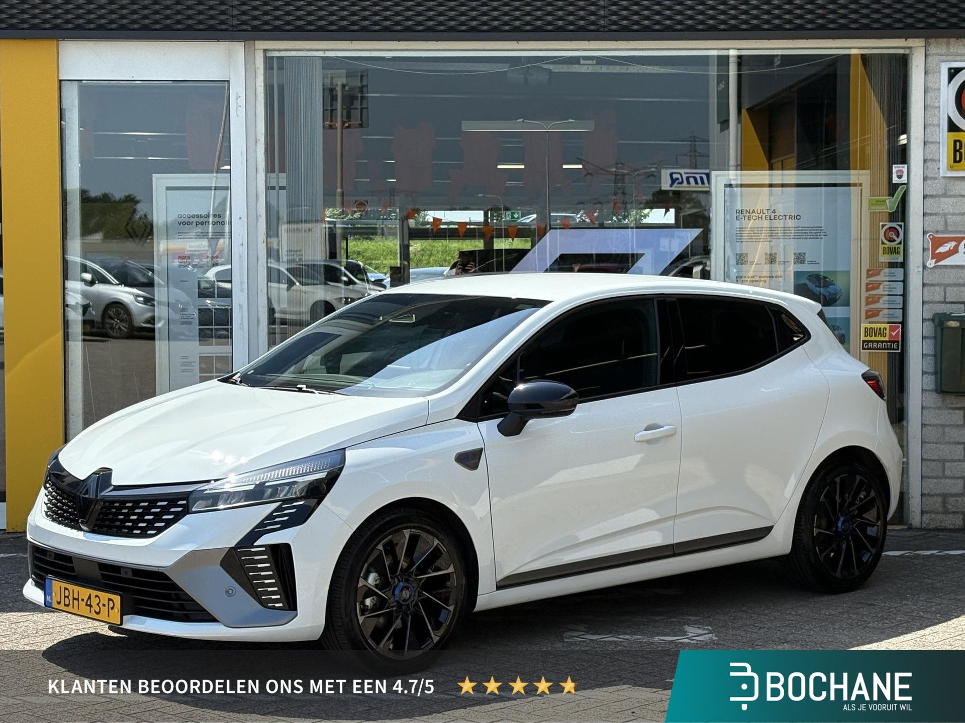 Renault Clio met kenteken JBH-43-P – vooraanzicht