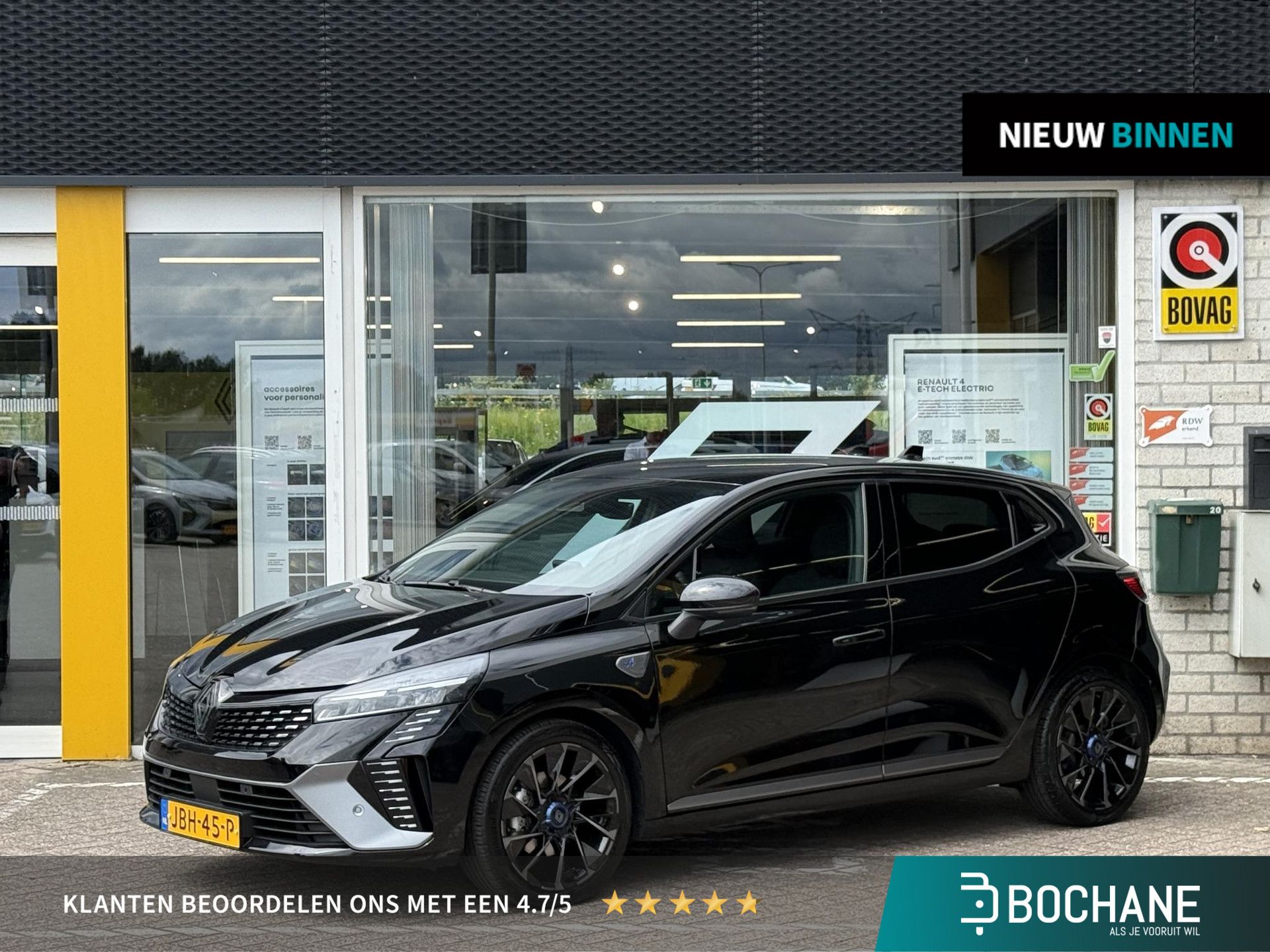 Renault Clio met kenteken JBH-45-P – vooraanzicht