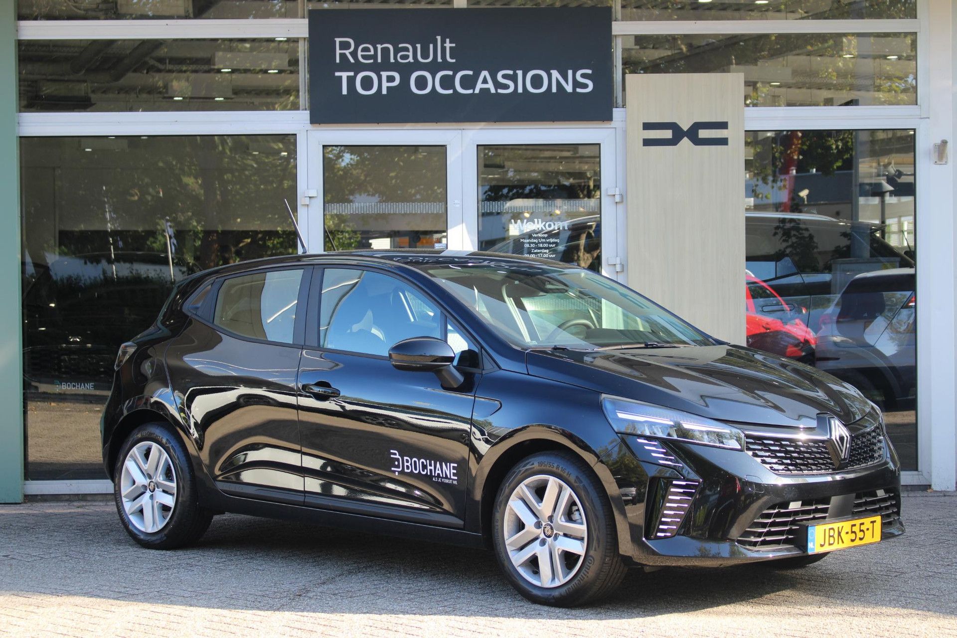 Renault Clio met kenteken JBK-55-T – detailfoto