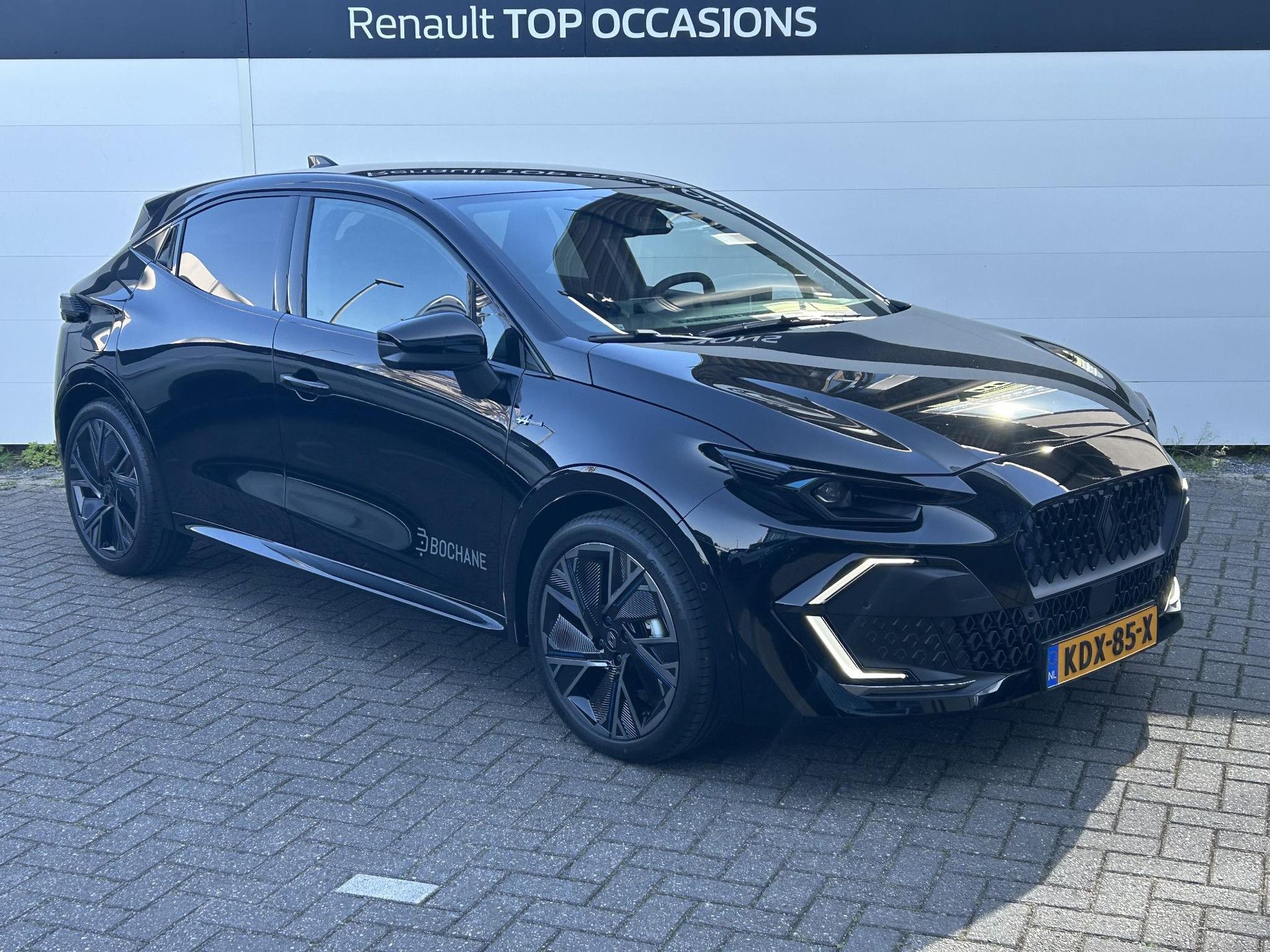Renault Clio met kenteken KDX-85-X – detailfoto