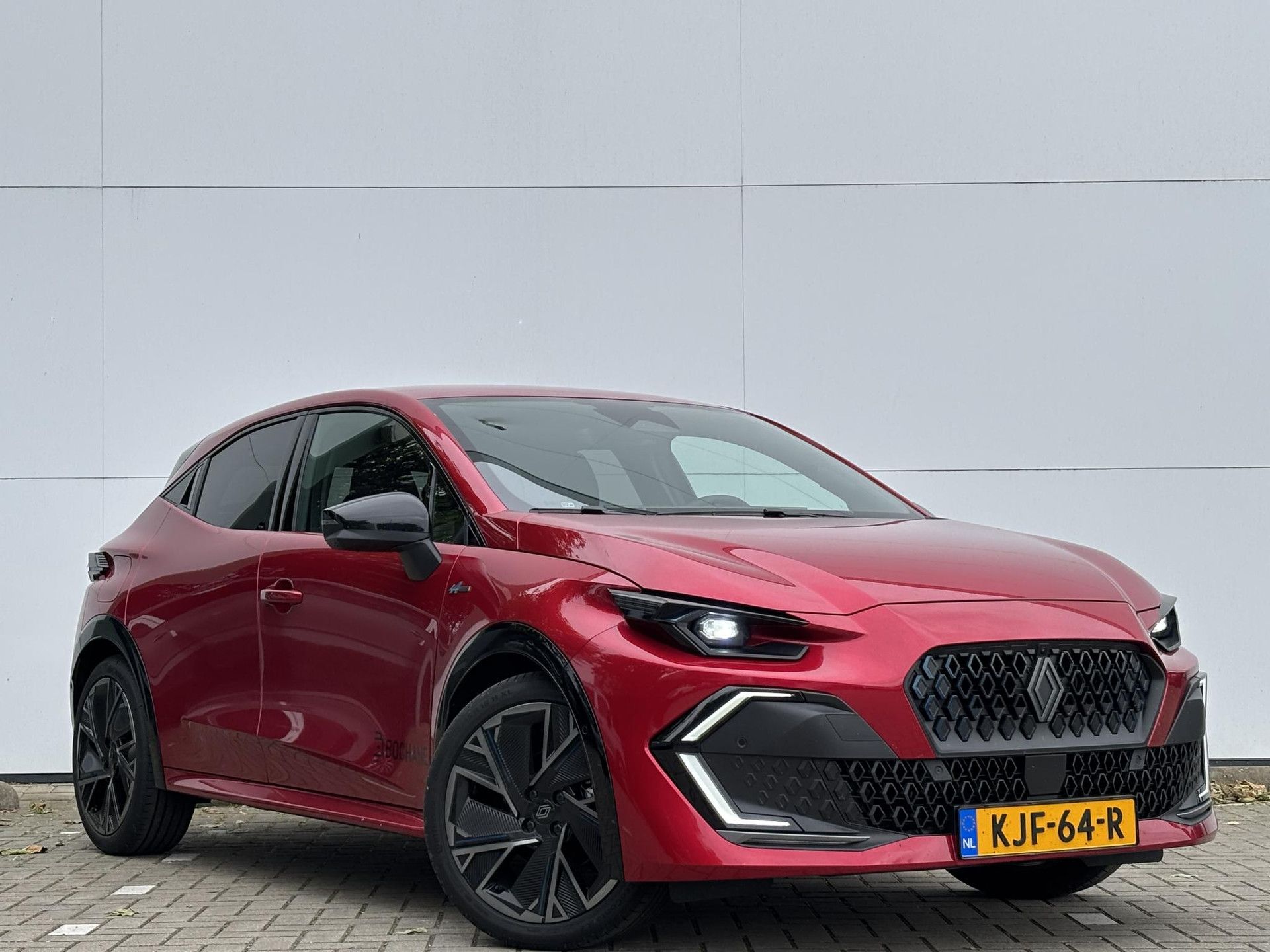 Renault Clio met kenteken KJF-64-R – detailfoto