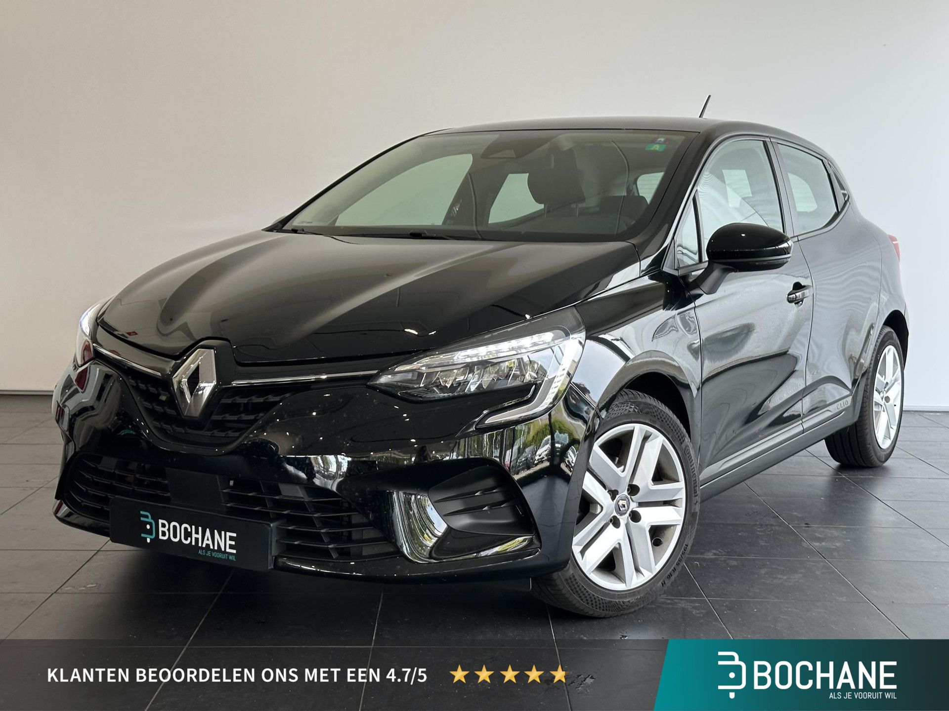 Renault Clio met kenteken P-280-TF – vooraanzicht