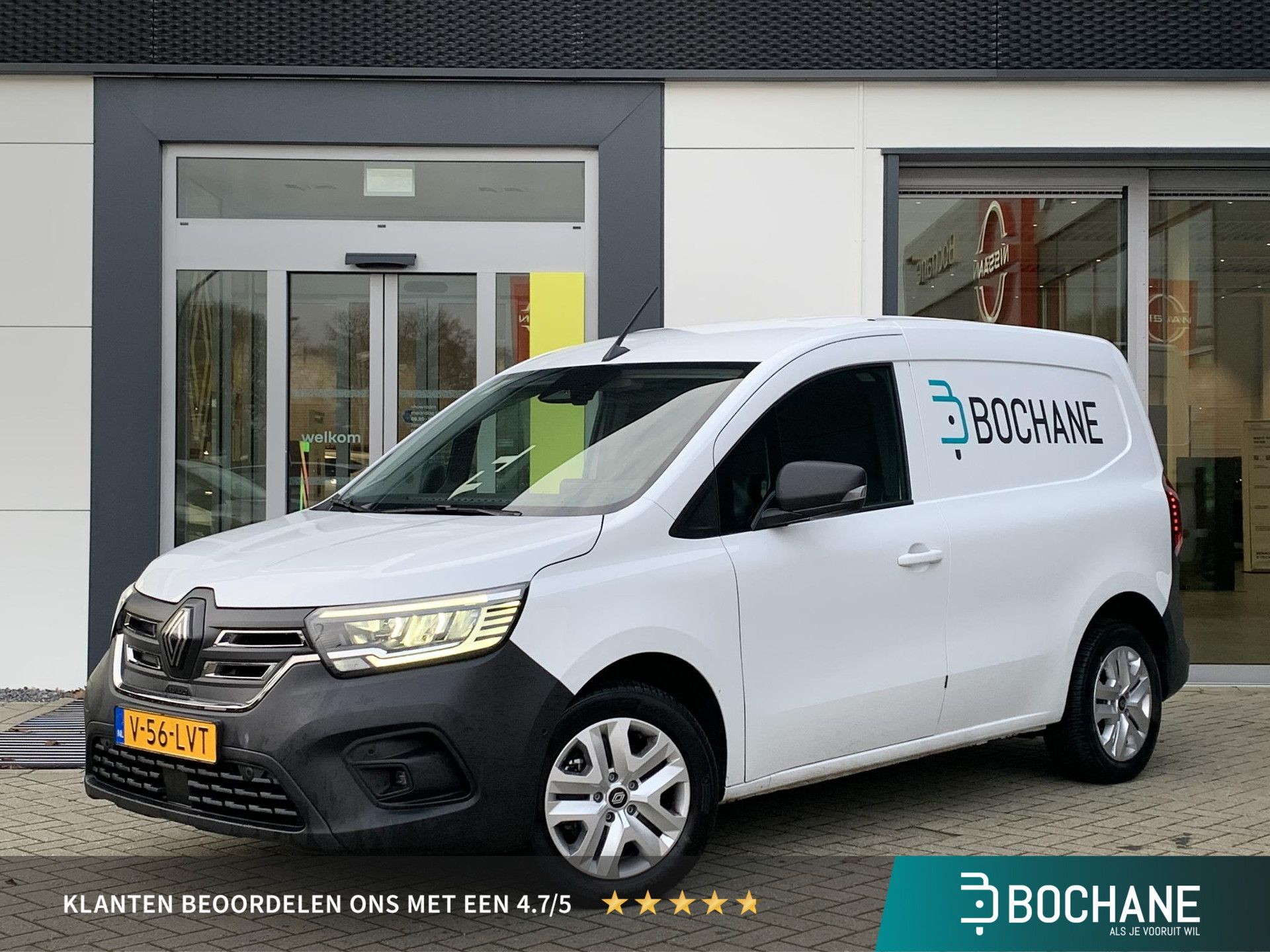 Renault Kangoo met kenteken V-56-LVT – vooraanzicht