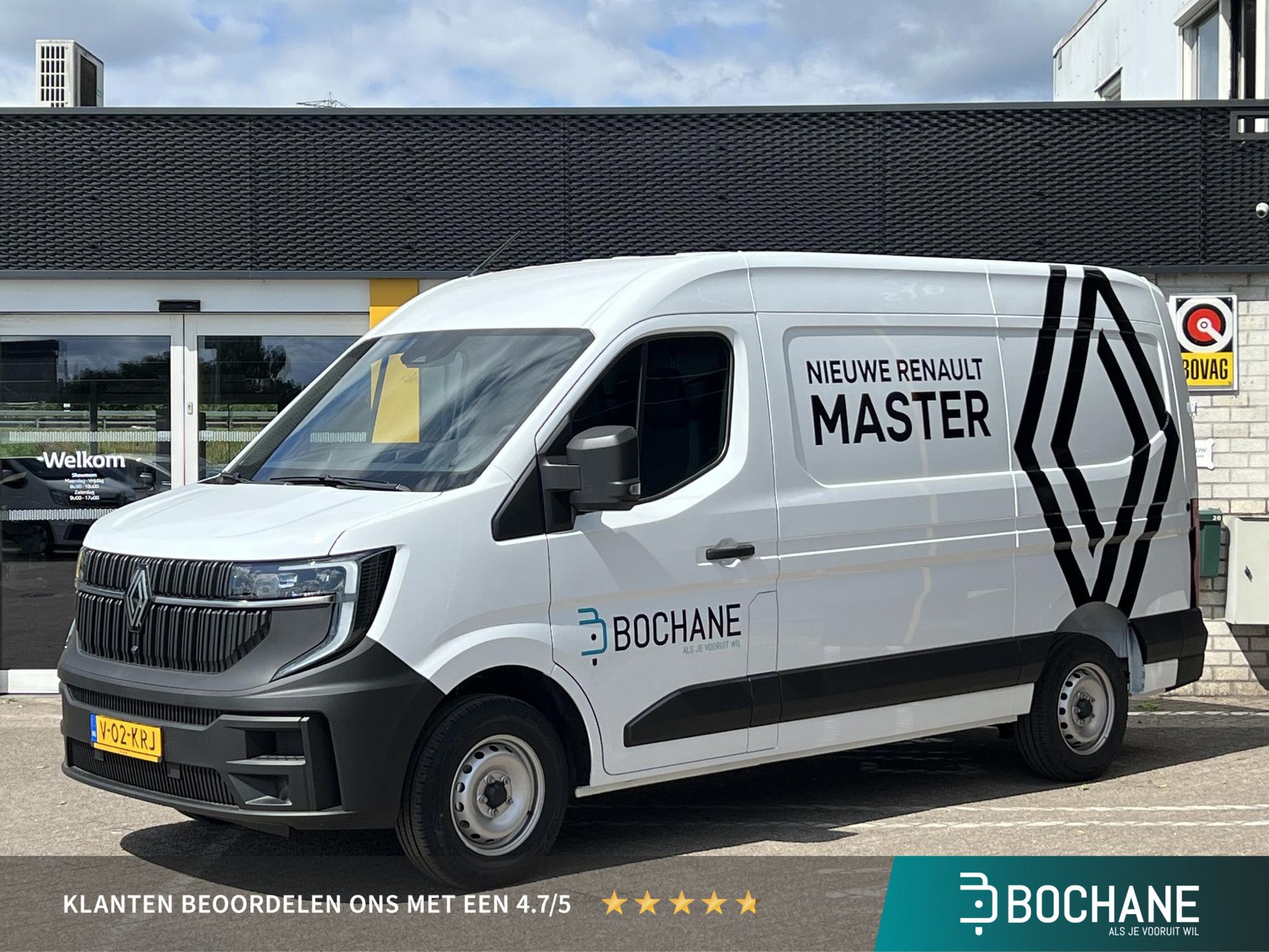 Renault Master met kenteken V-02-KRJ – vooraanzicht