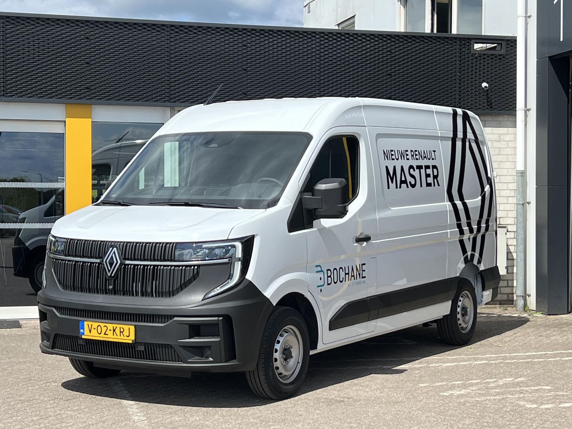 Renault Master met kenteken V-02-KRJ – detailfoto