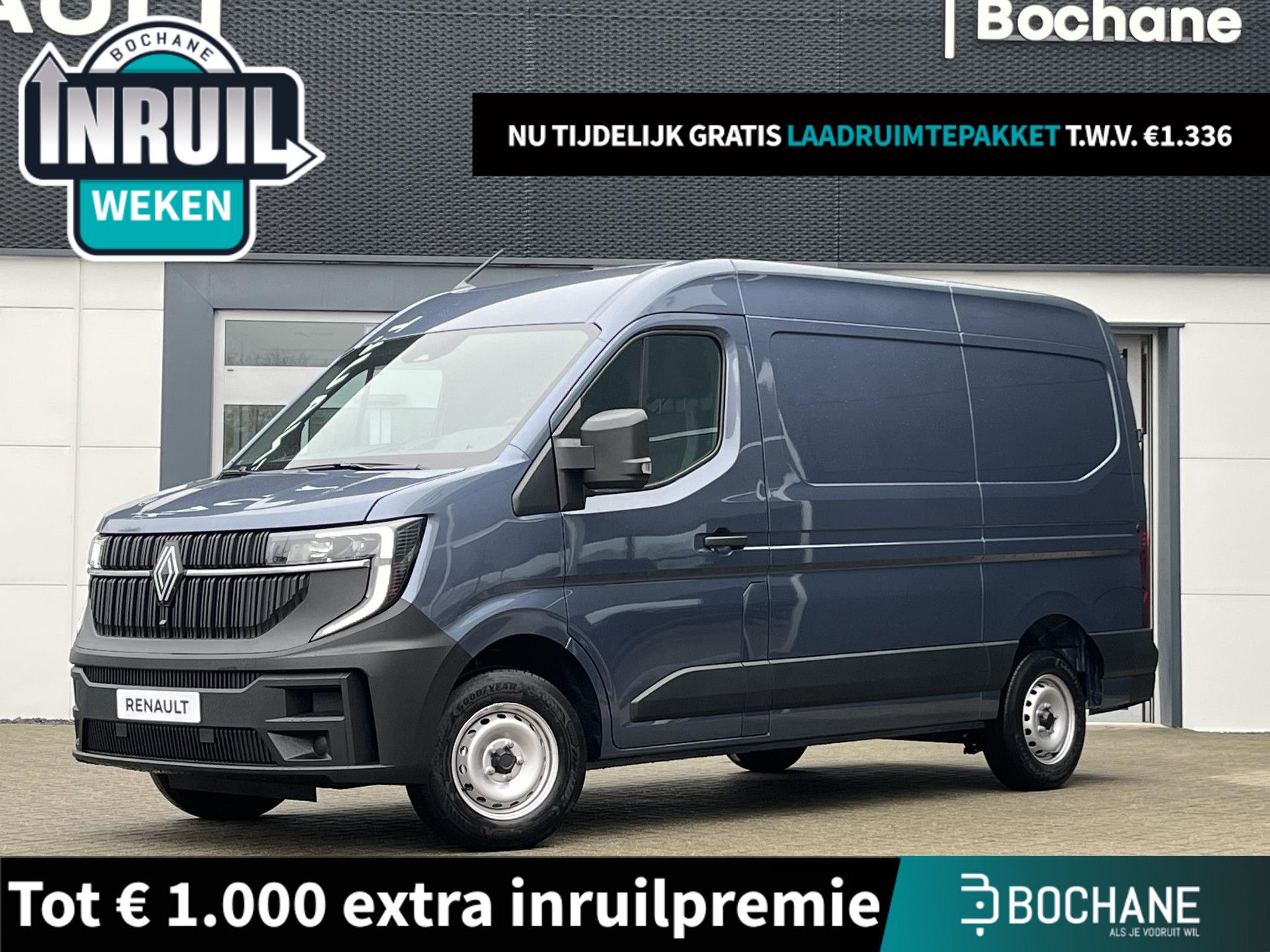 Renault Master met kenteken V-74-KRH – vooraanzicht