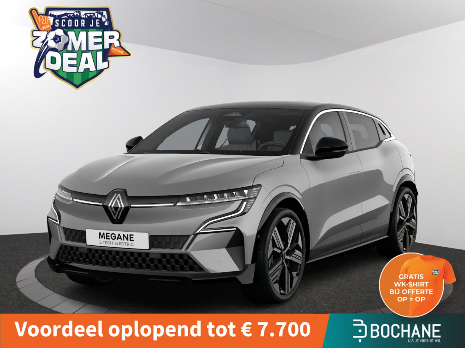 Renault MeganeE-Tech – vooraanzicht