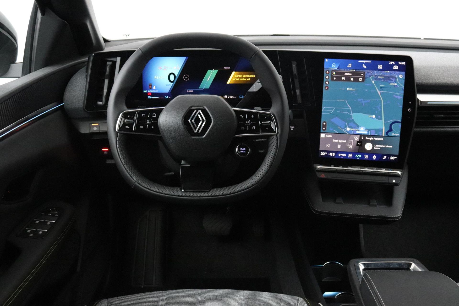 Renault MeganeE-Tech met kenteken HVF-30-K – interieur