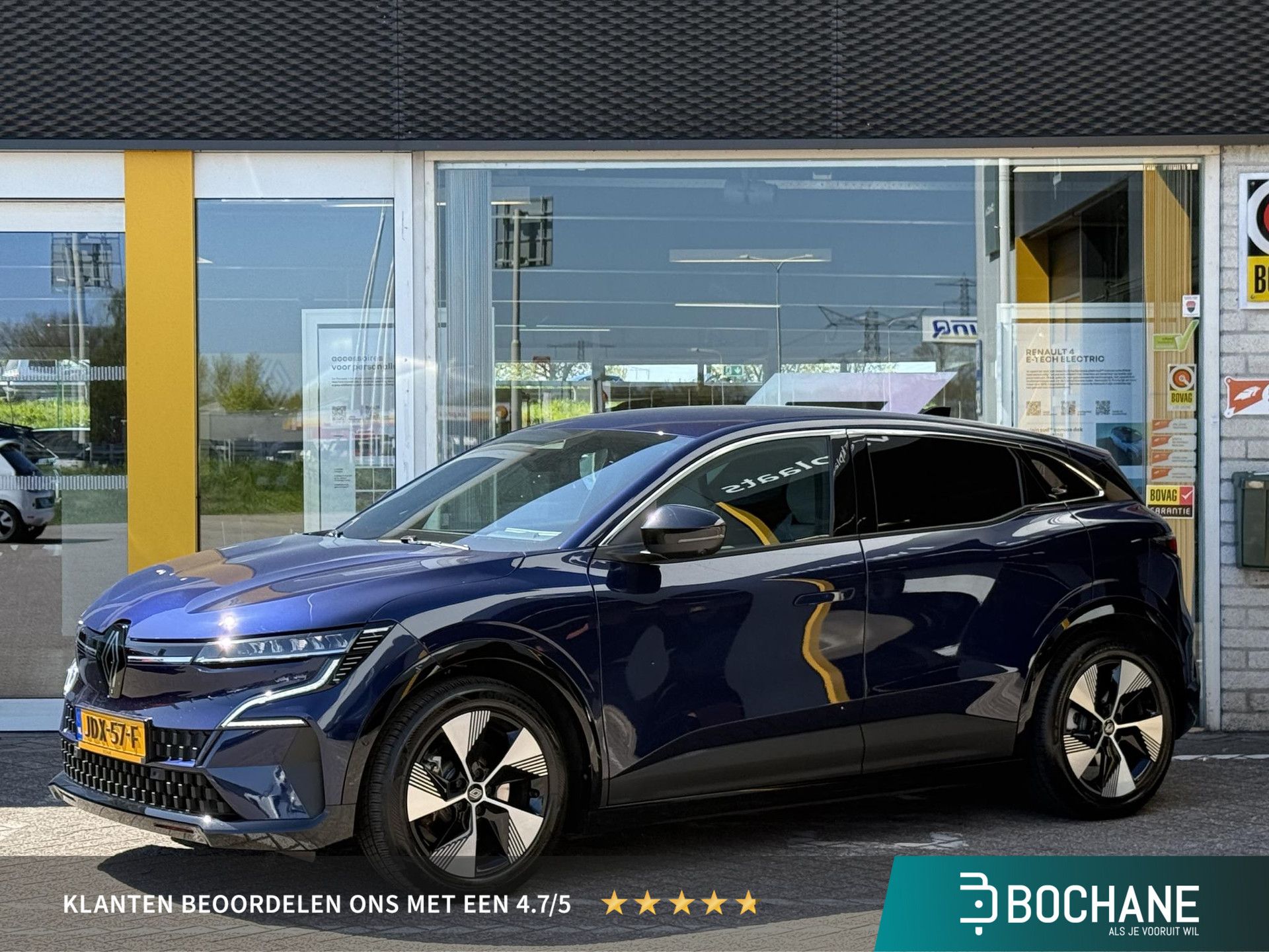 Renault MeganeE-Tech met kenteken JDX-57-F – vooraanzicht