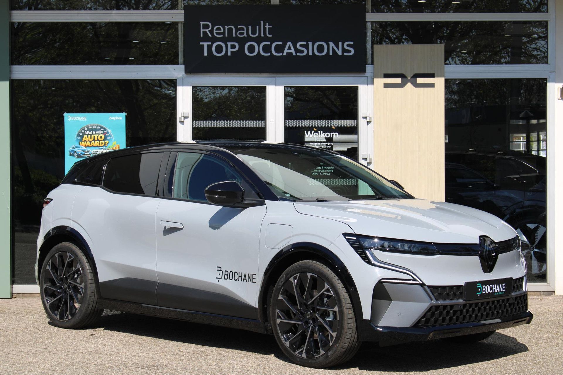 Renault MeganeE-Tech met kenteken KDX-05-Z – detailfoto