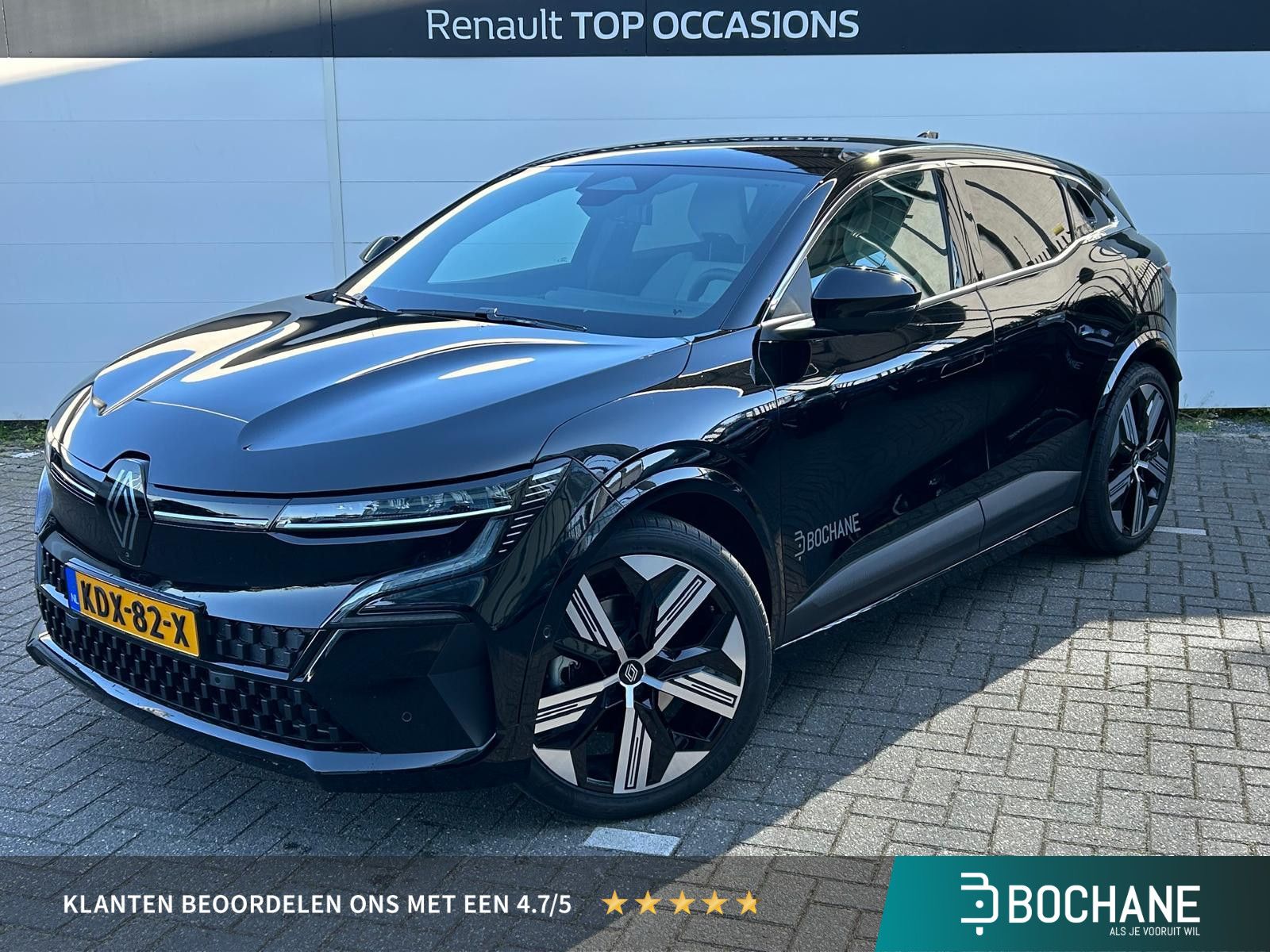 Renault MeganeE-Tech met kenteken KDX-82-X – vooraanzicht