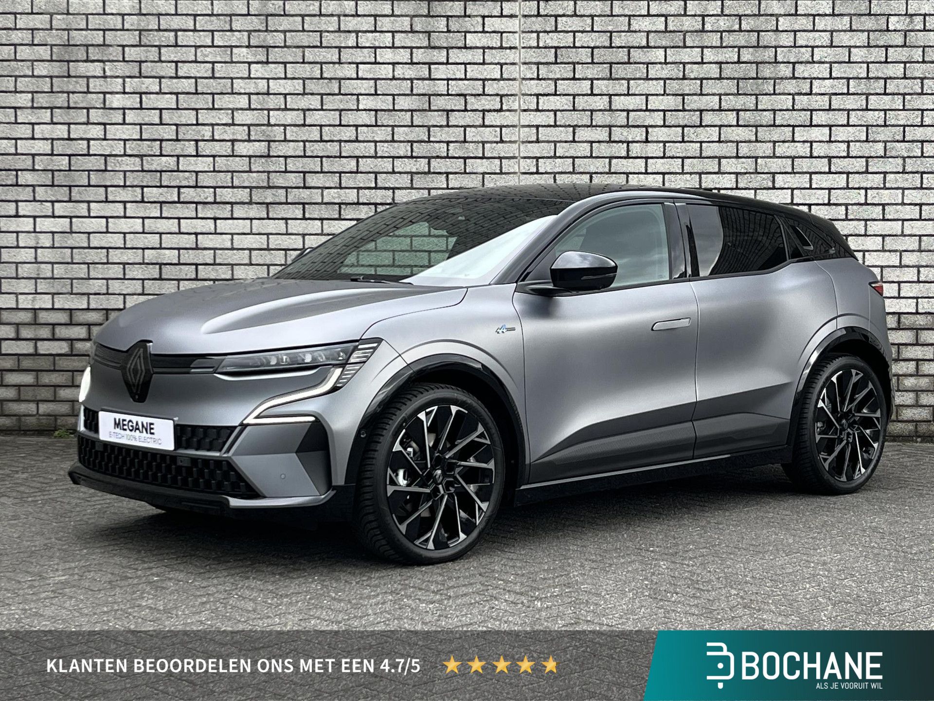 Renault MeganeE-Tech met kenteken KDX-89-X – vooraanzicht