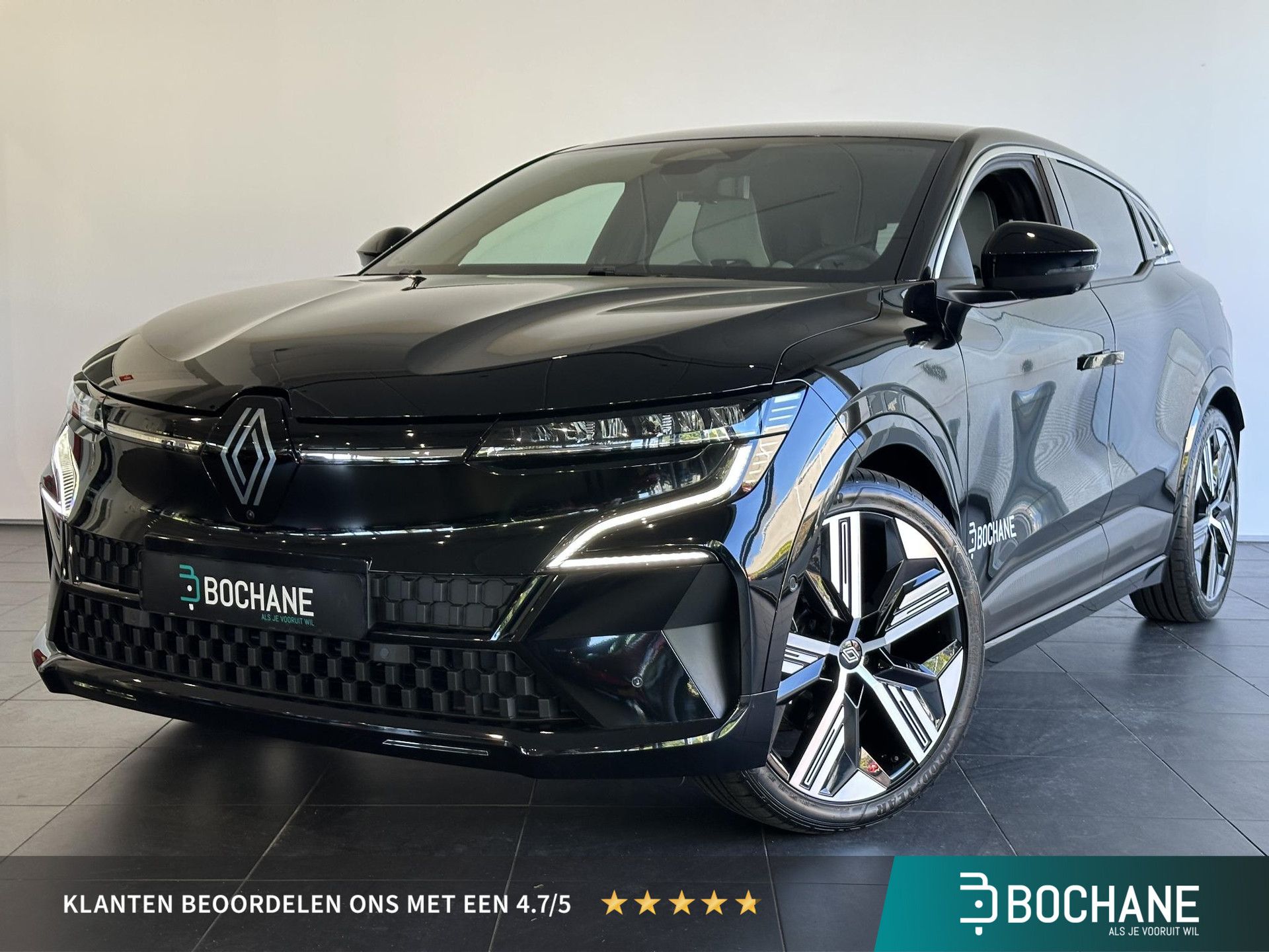 Renault MeganeE-Tech met kenteken KDX-99-X – vooraanzicht
