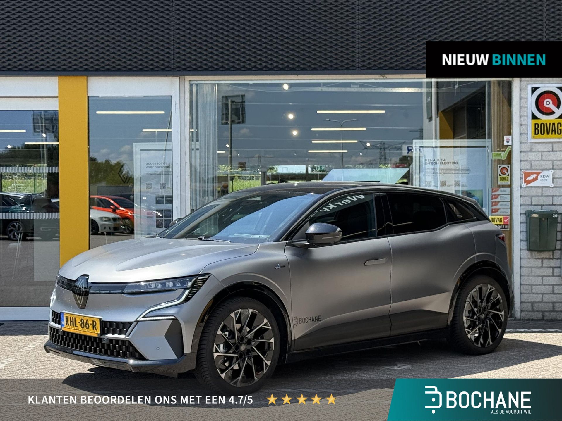 Renault MeganeE-Tech met kenteken KHL-86-R – vooraanzicht