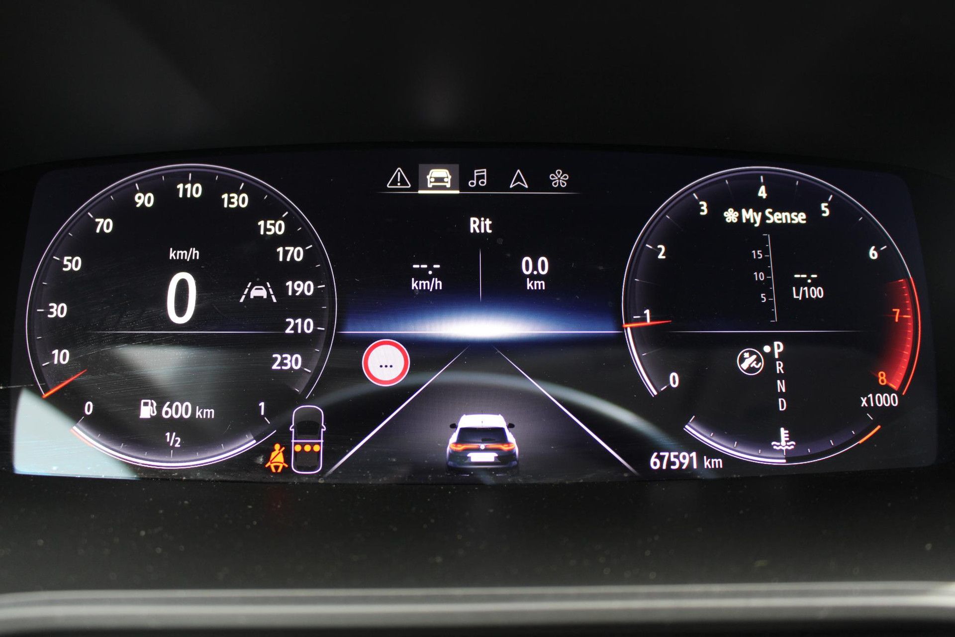 Renault MéganeEstate met kenteken T-009-HV – dashboard