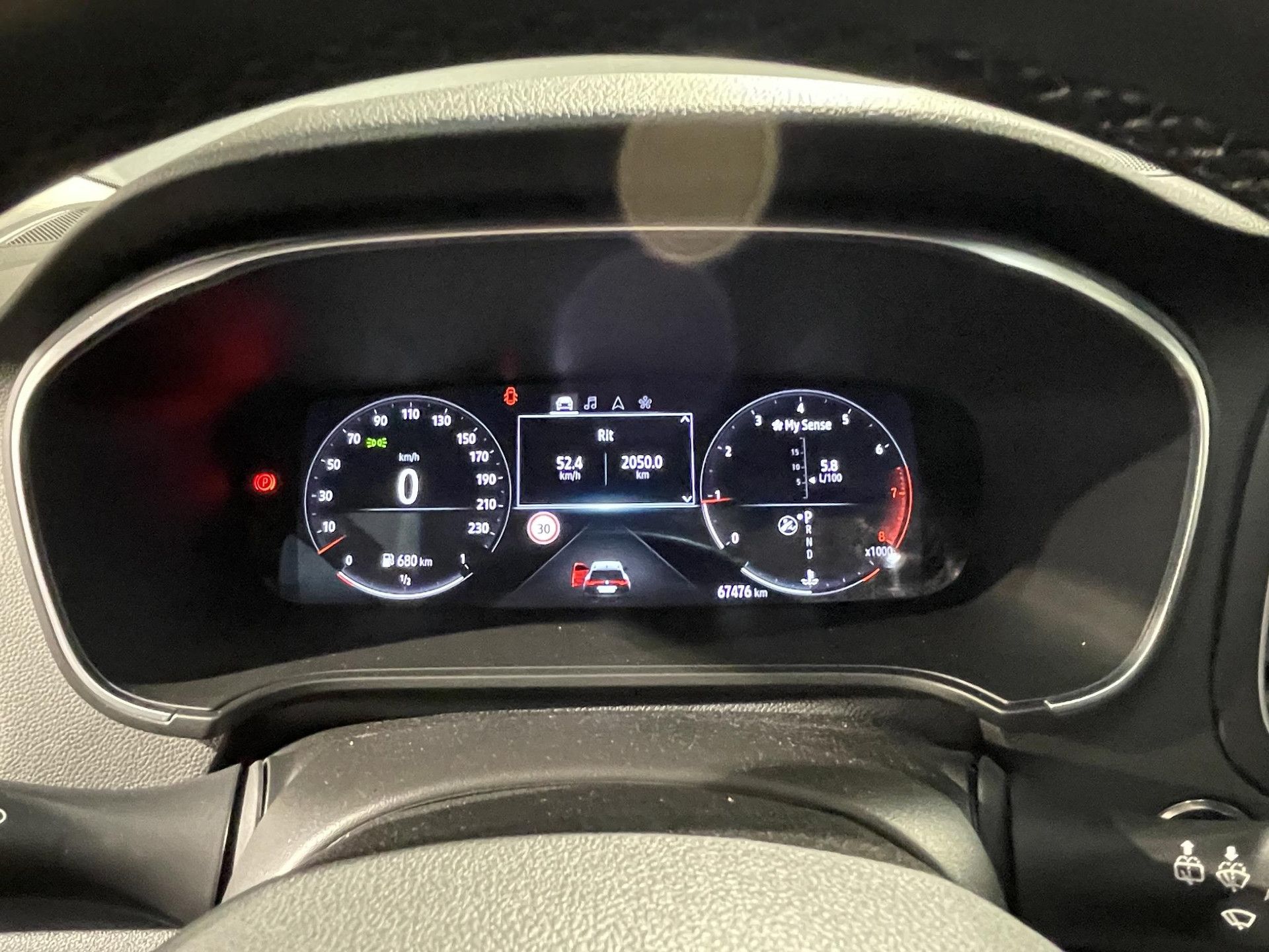 Renault MéganeEstate met kenteken T-091-GX – dashboard