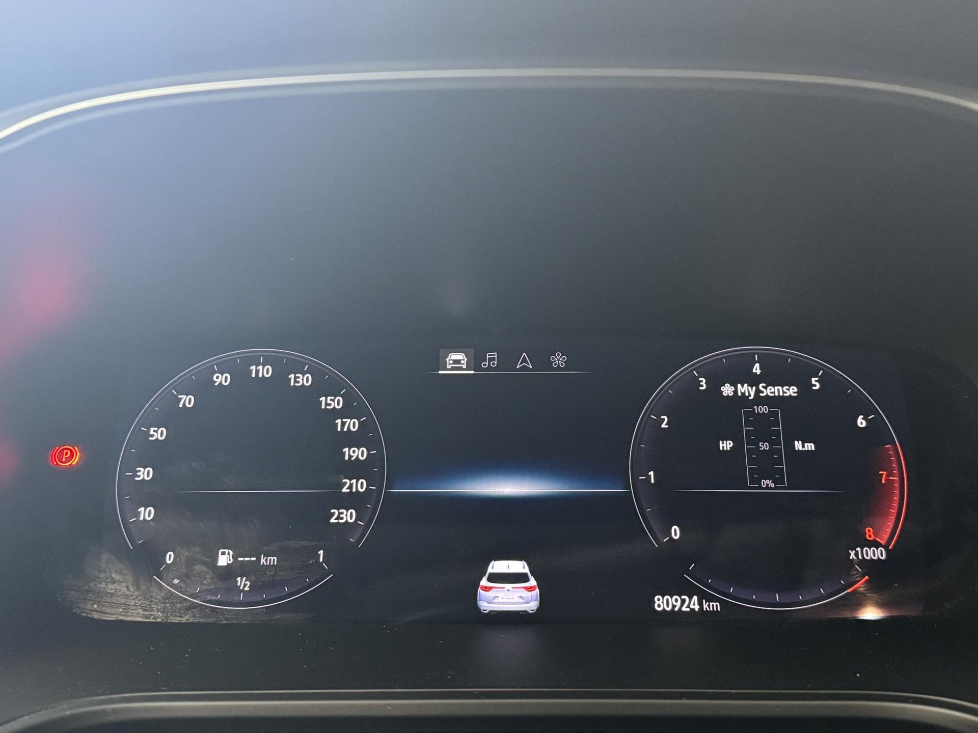 Renault MéganeEstate met kenteken T-221-HB – dashboard