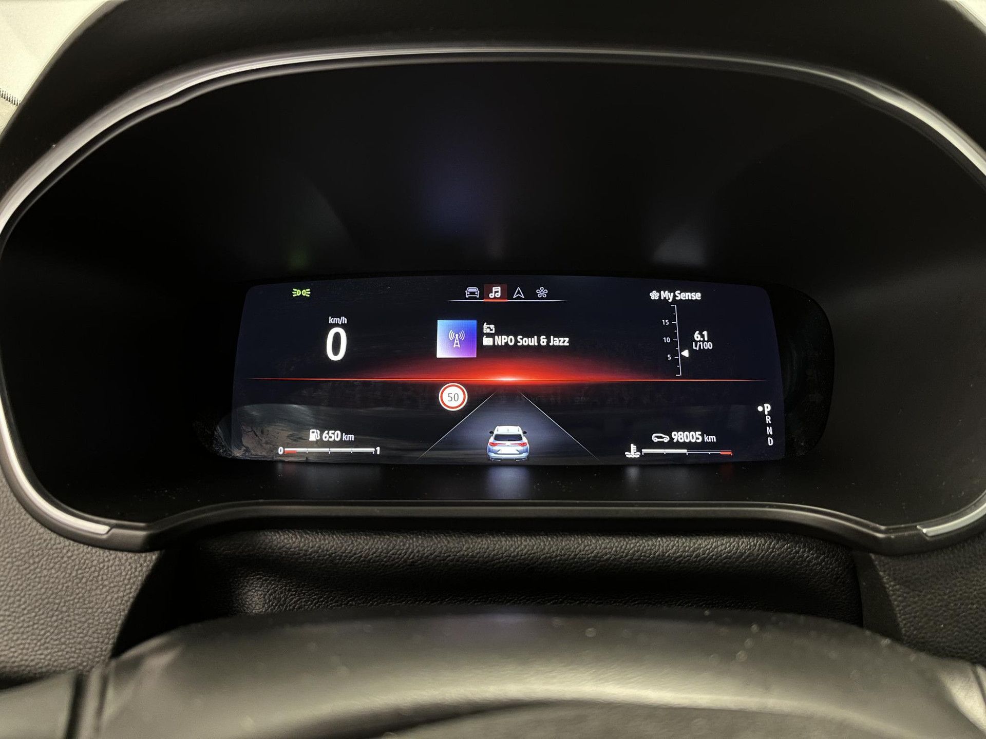 Renault MéganeEstate met kenteken T-253-HB – dashboard