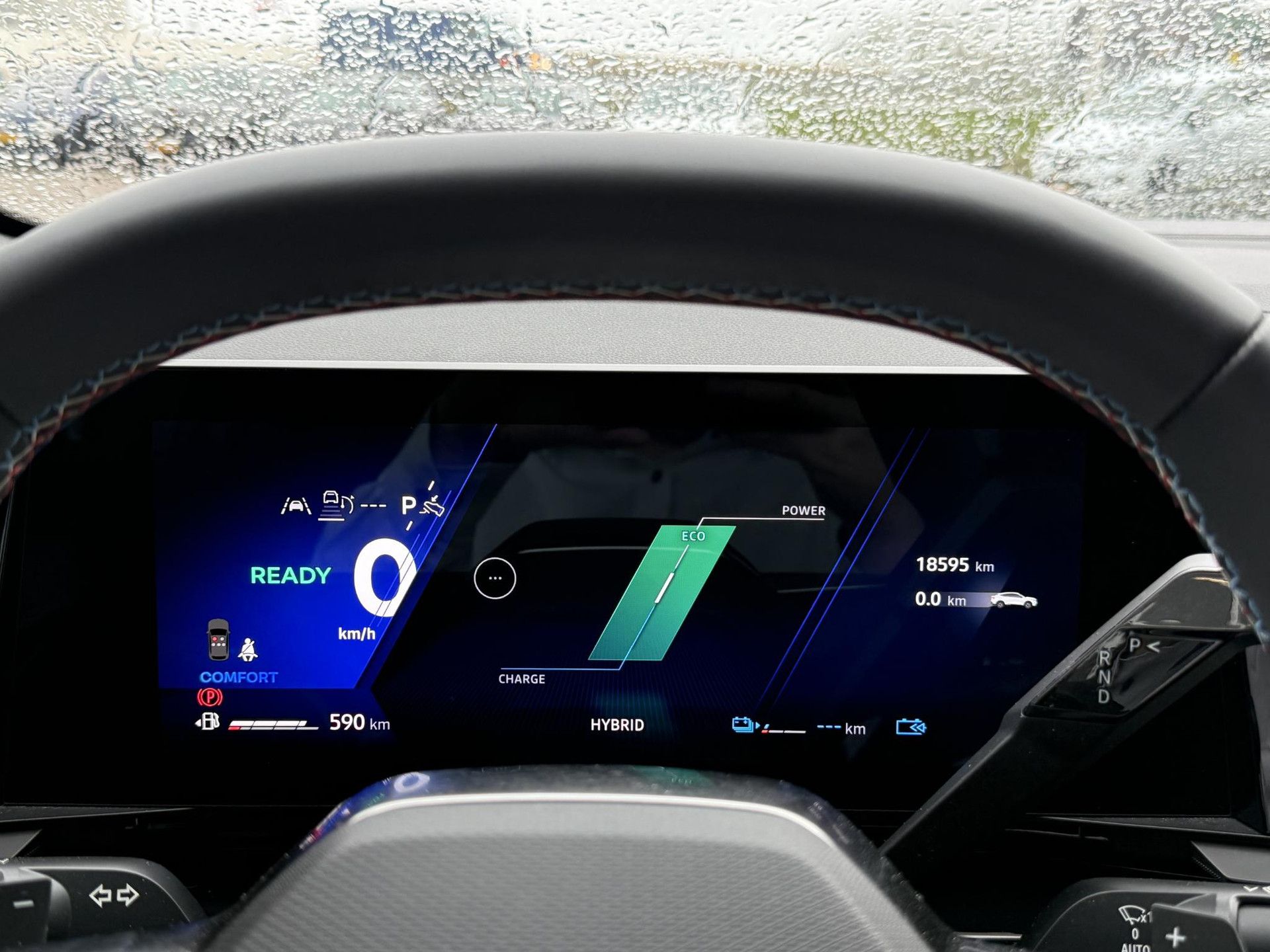 Renault Rafale met kenteken JZG-67-F – dashboard