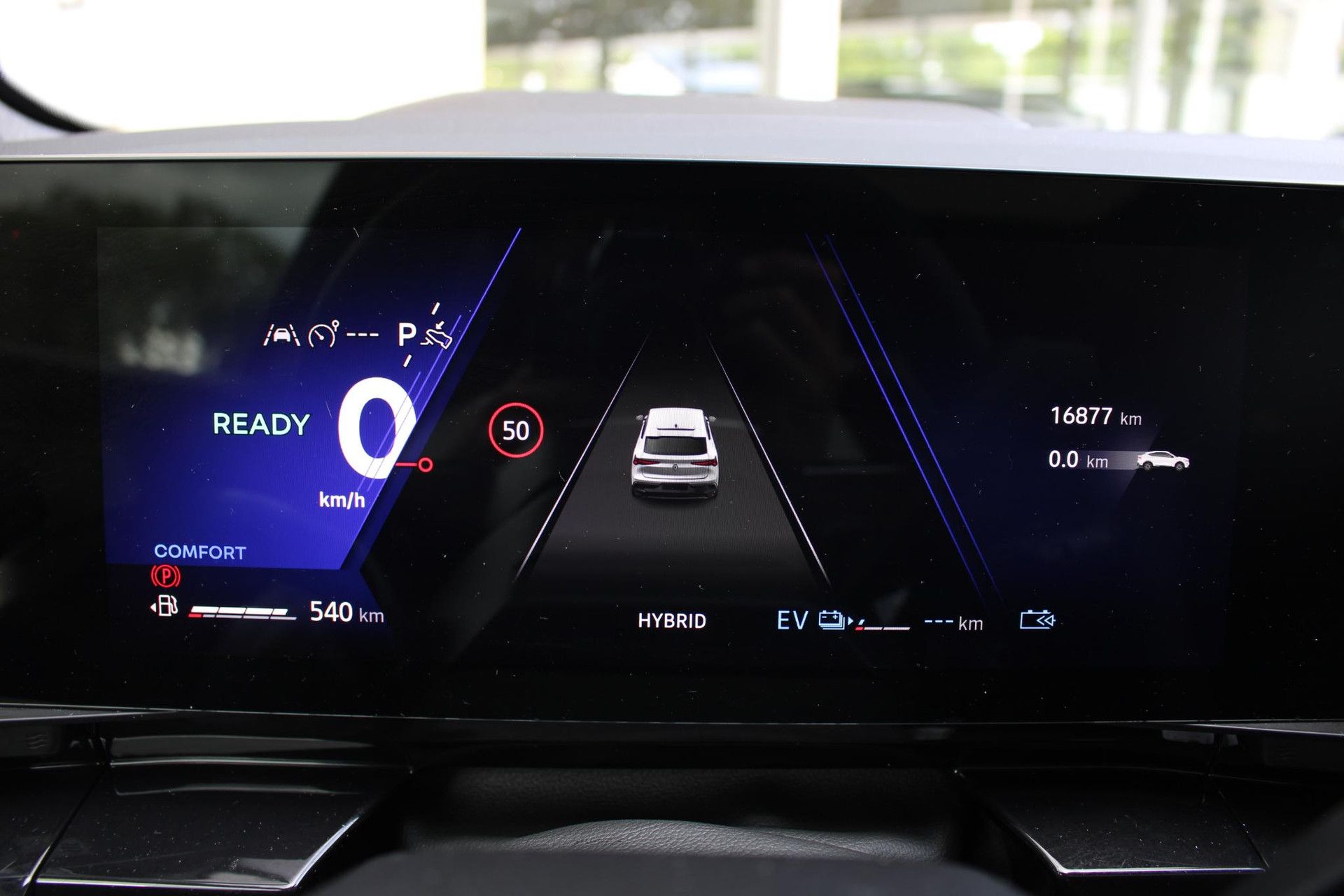 Renault Rafale met kenteken KJX-48-G – dashboard