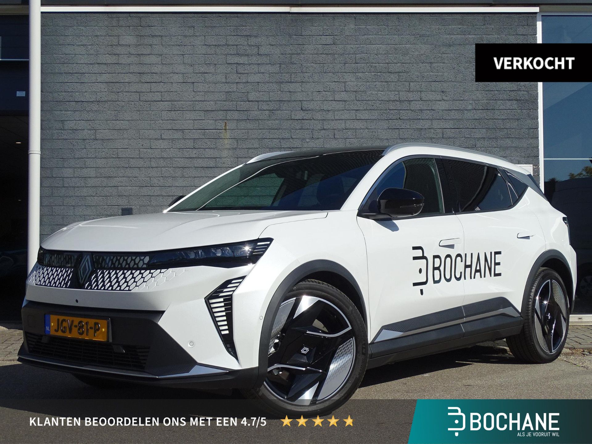 Renault Scénic met kenteken JGV-81-P – vooraanzicht
