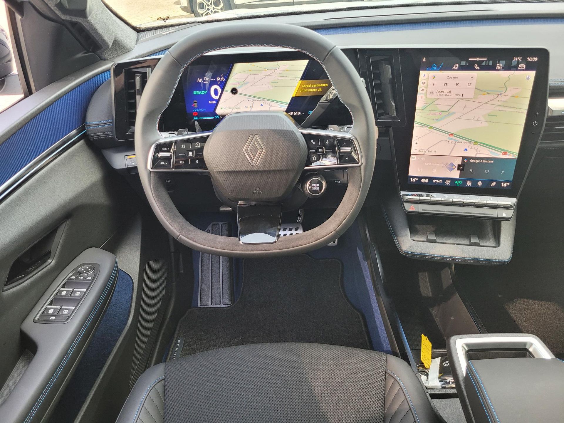 Renault Scénic met kenteken KLR-52-T – interieur