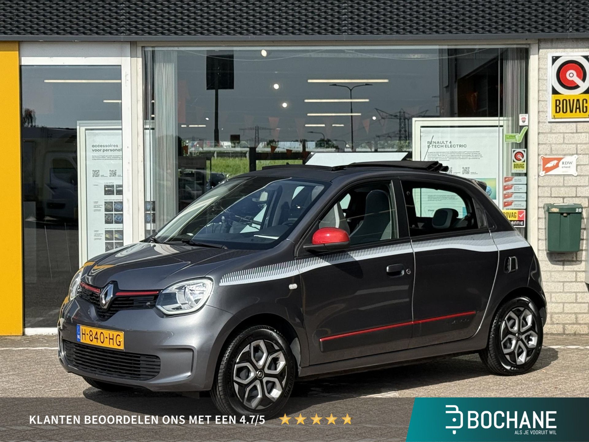 Renault Twingo met kenteken H-840-HG – vooraanzicht