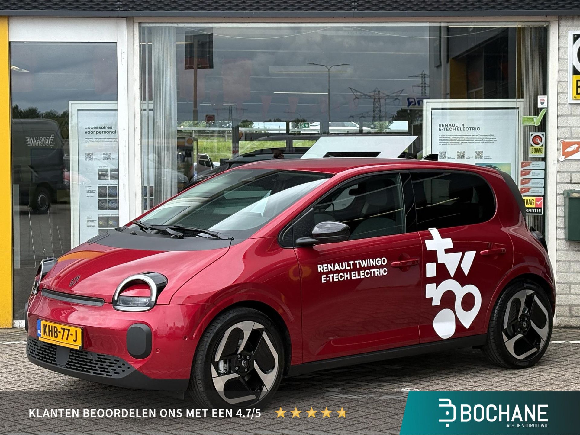 Renault Twingo met kenteken KHB-77-J – vooraanzicht
