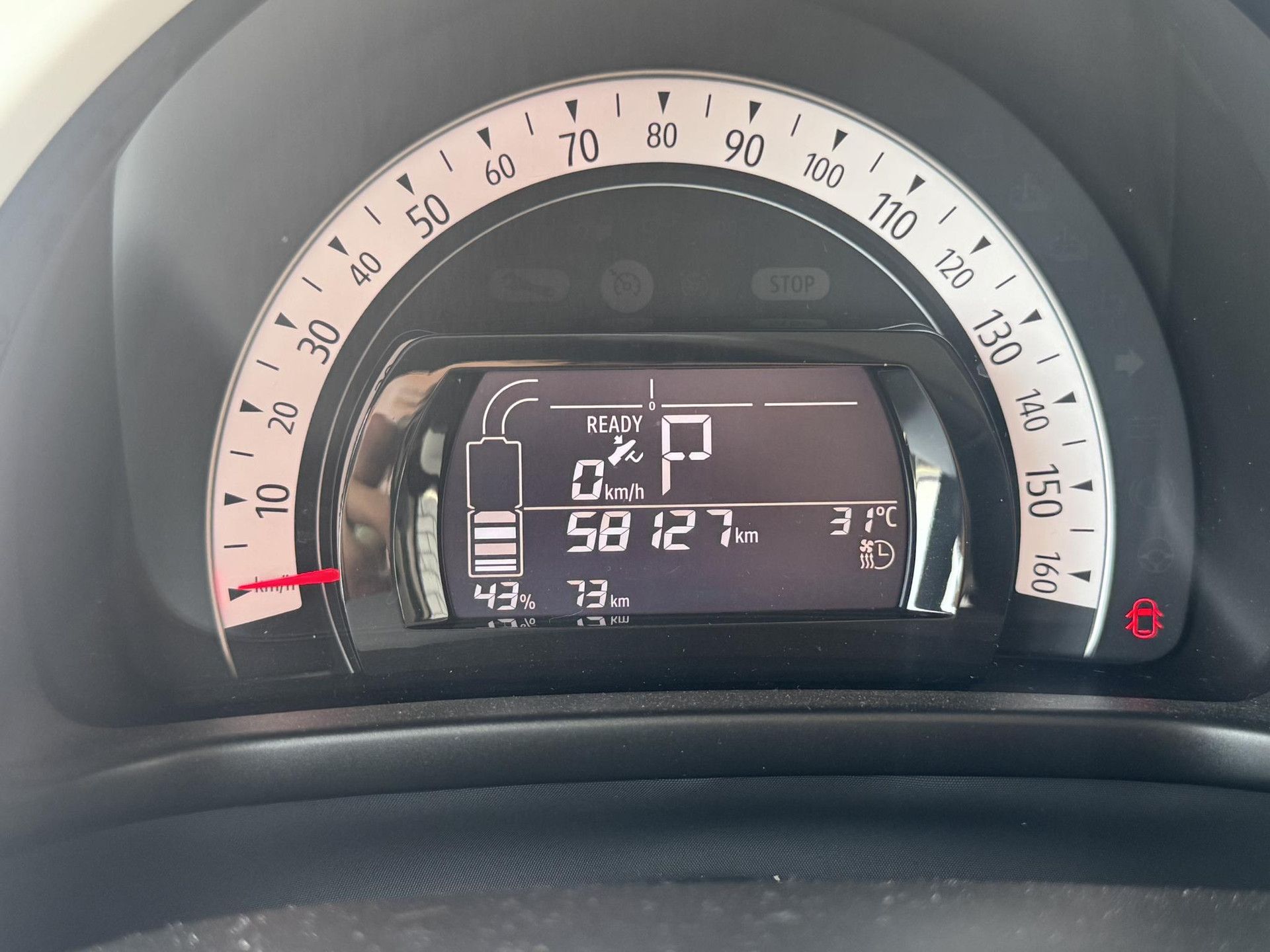 Renault Twingo met kenteken N-722-TP – dashboard
