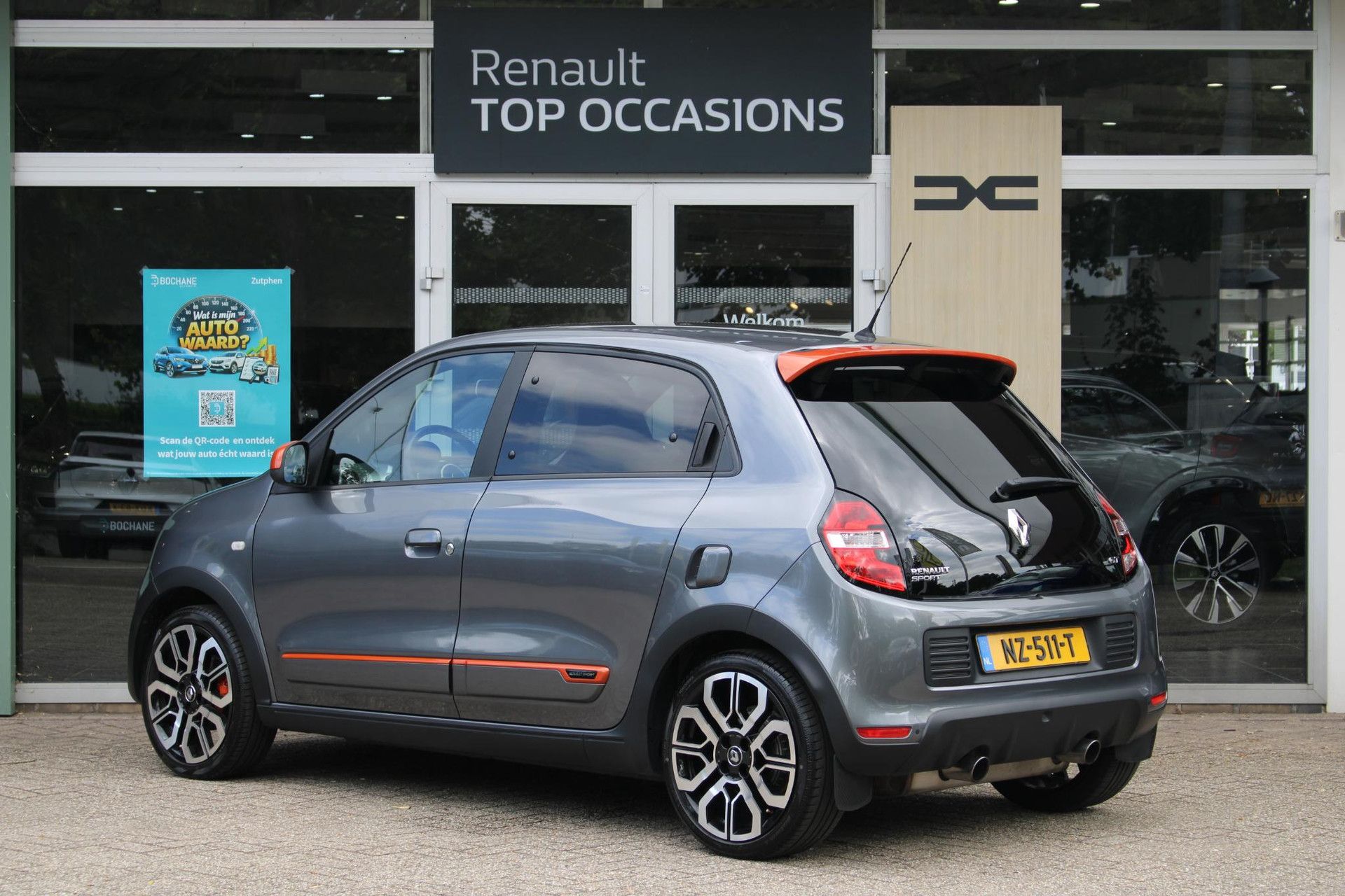 Renault Twingo met kenteken NZ-511-T – detailfoto