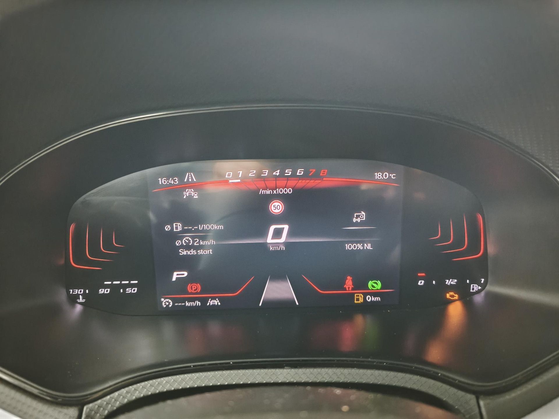 SEAT Arona met kenteken KHJ-30-X – dashboard
