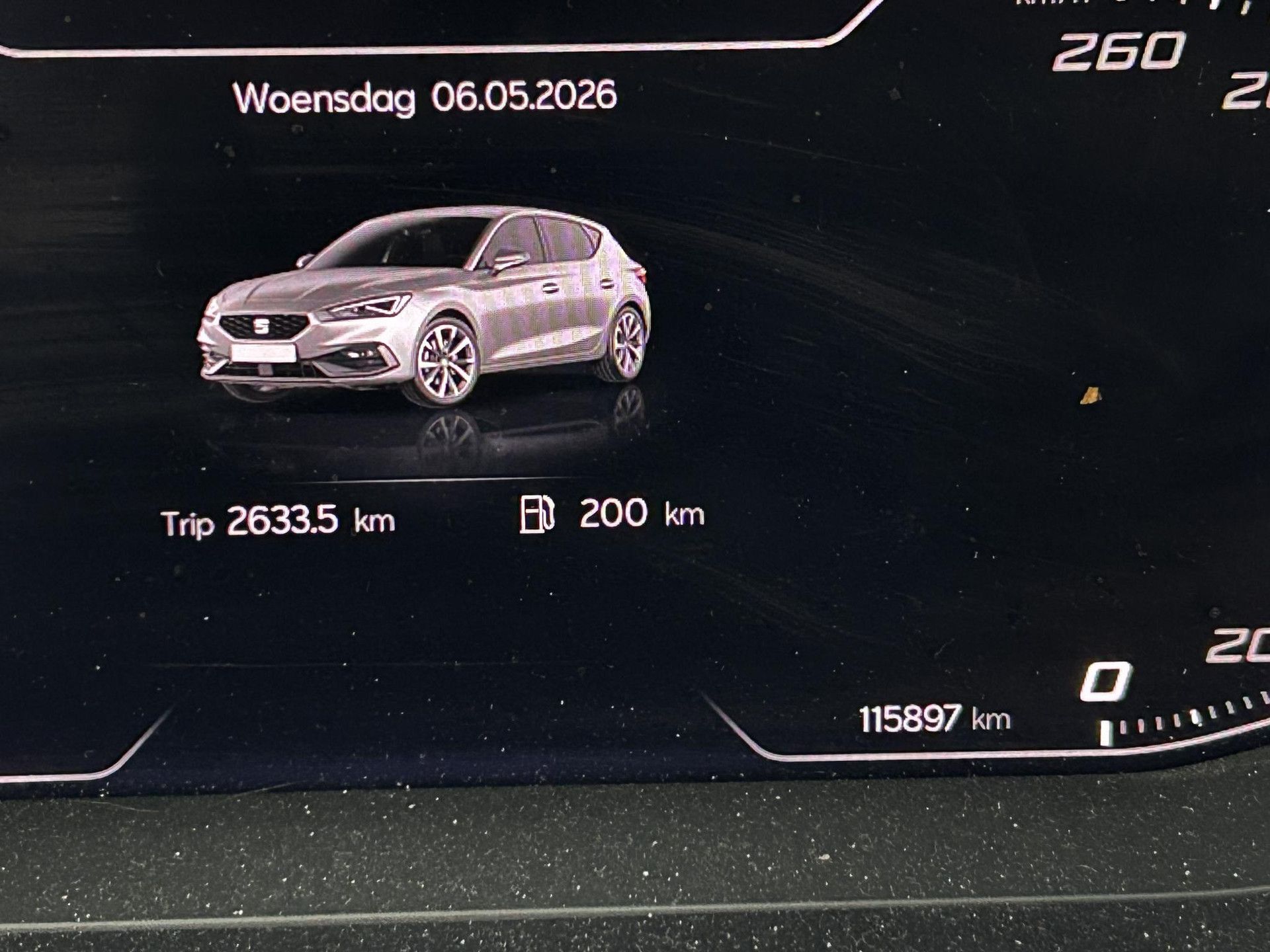 SEAT Leon met kenteken K-584-GJ – dashboard